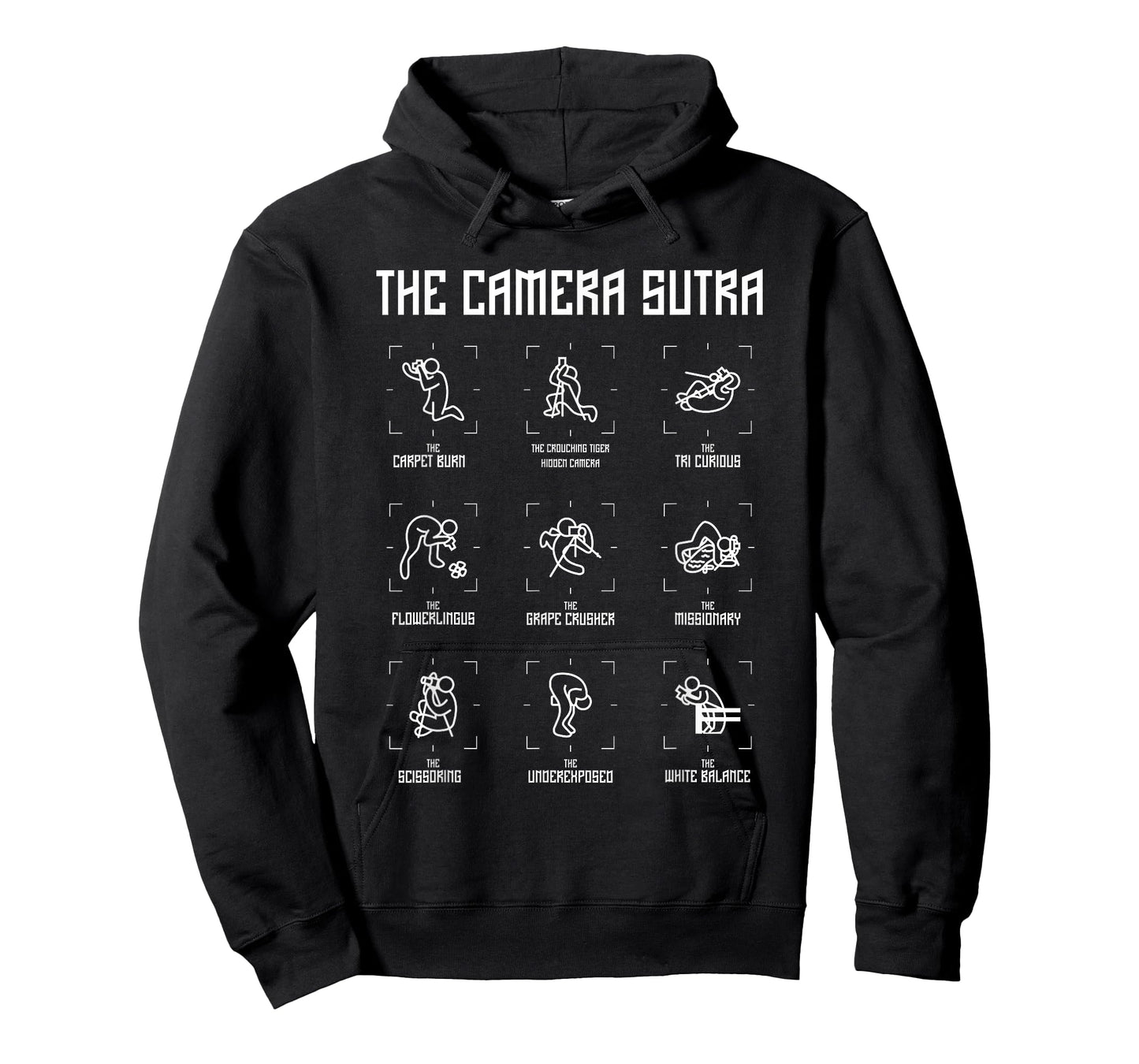 The Camera Sutra T-Shirt Funny Photographer Poses Tee Gift T-Shirt