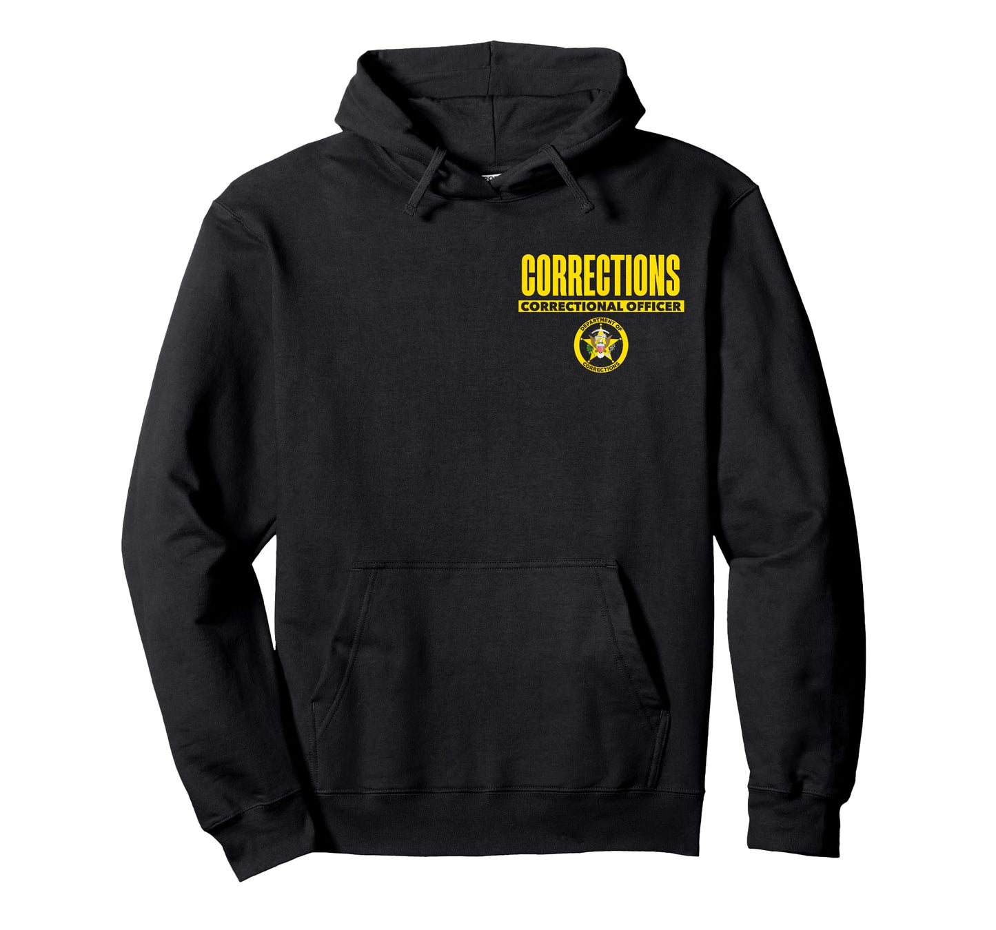 Correctional Prison Officer Thin Gray Line Flag Duty T-Shirt