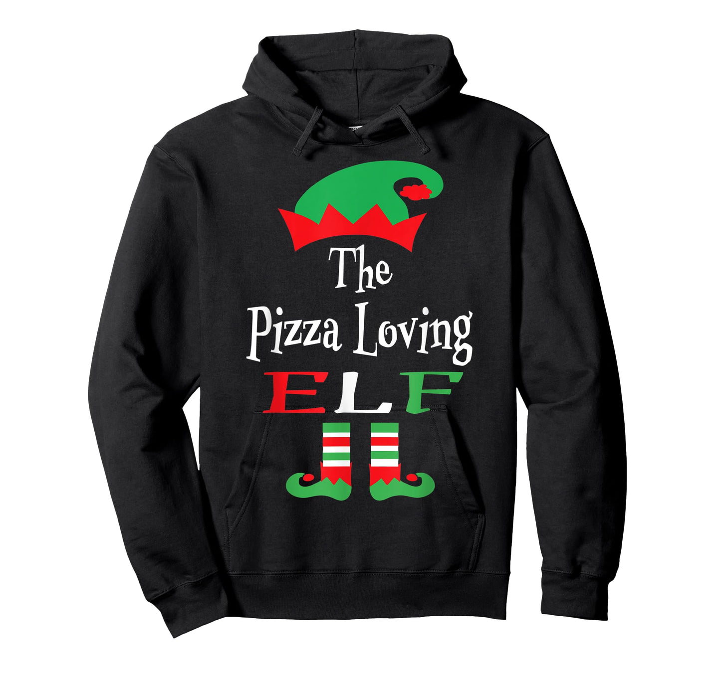Christmas Funny The Pizza Loving Elf Shirt Youth Teens Gift T-Shirt