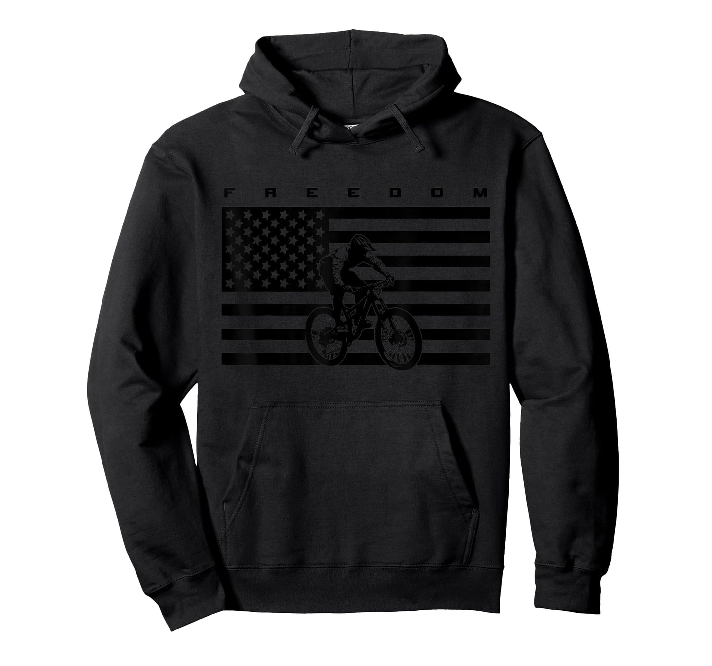 American Flag MTB Mountain Bike Apparel - Mountain Bike T-Shirt