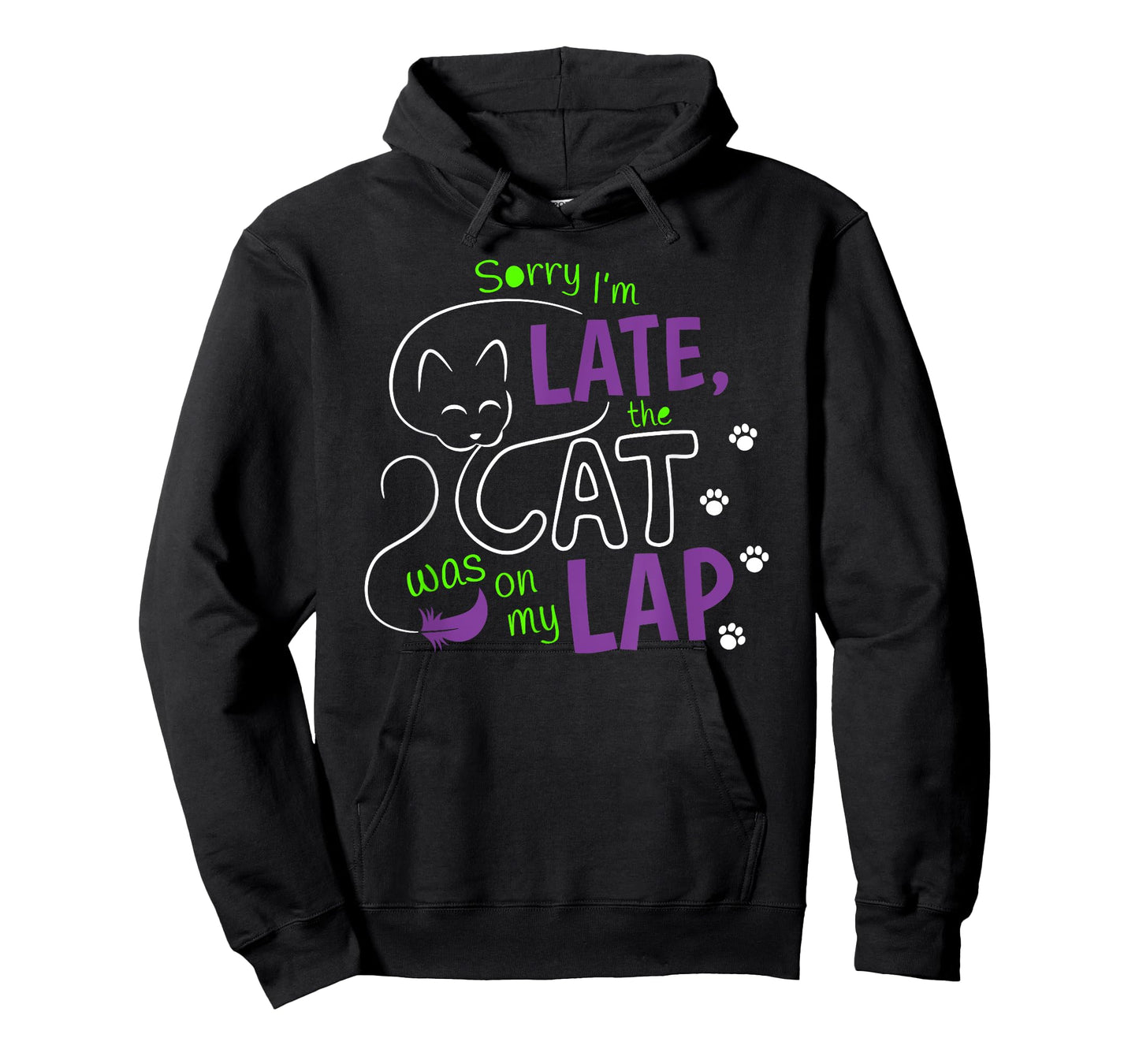 Sorry I’m late The Cat Was On My Lap Shirt Cat Lovers T-Shirt