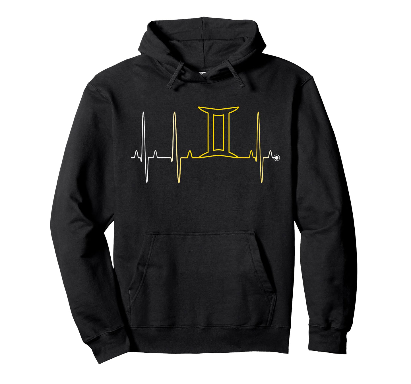 Gemini Zodiac Sign Astrology Heartbeat May June Birthday ECG T-Shirt
