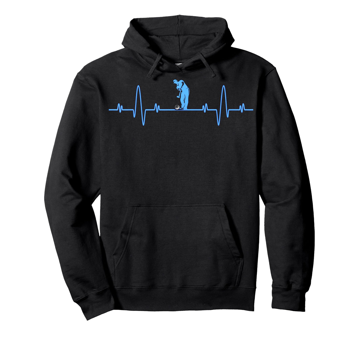 Funny Golf Heartbeat Shirt - Golfers Men Women Gifts Cool T-Shirt