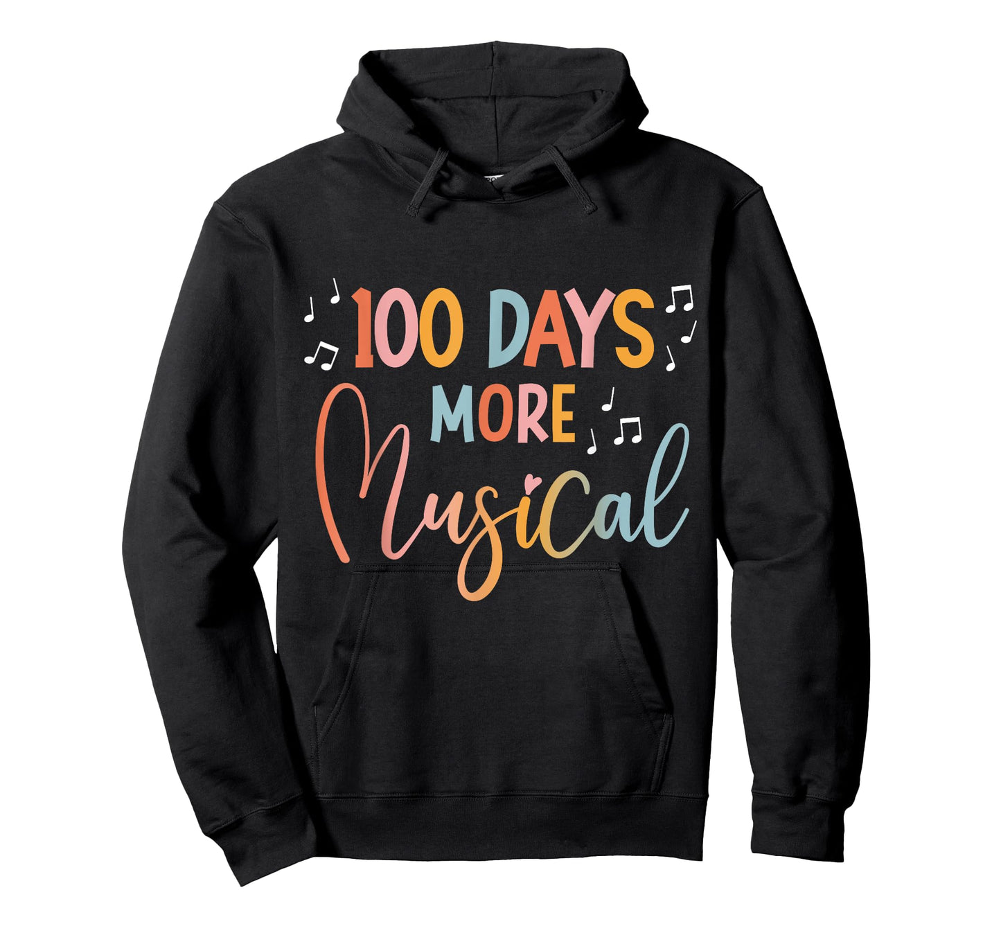 100 Days More Musical 100 Days of School Music Teacher T-Shirt
