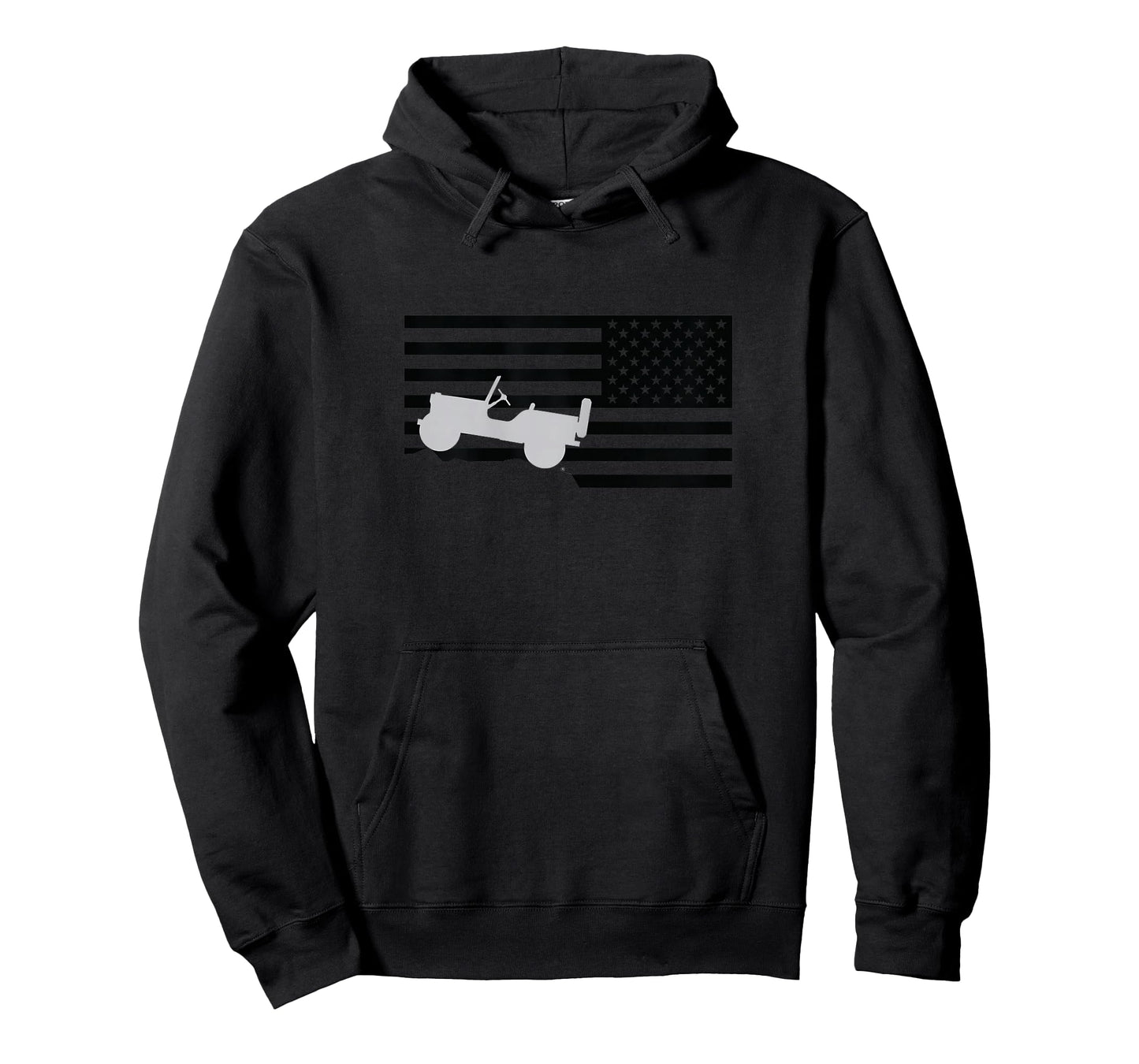 Jeep Flag Black T-Shirt