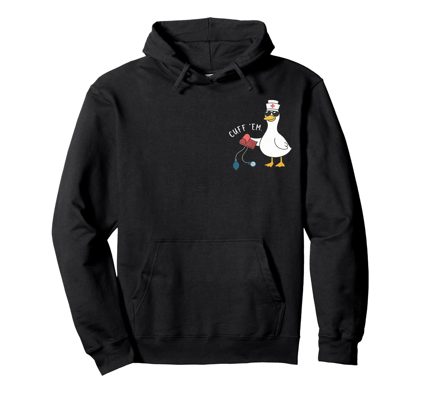 Cuff 'Em Goose Nurse Funny Silly Goose ER Nurse T-Shirt