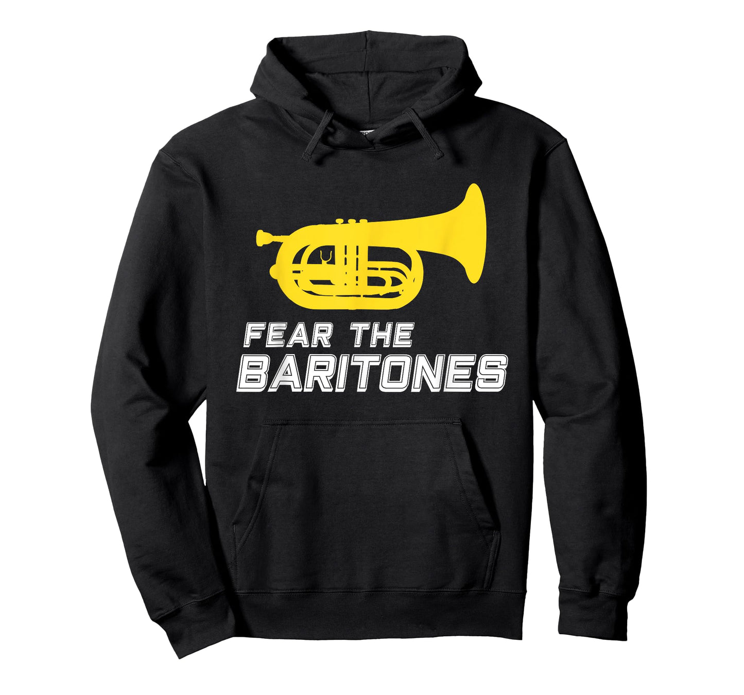 Funny marching baritone T-Shirt Fear the baritones band gift T-Shirt