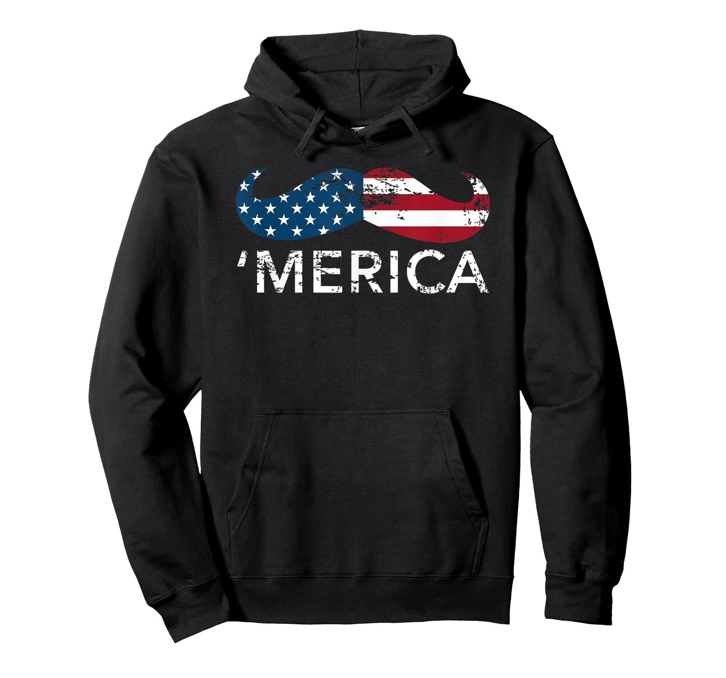 'Merica mustache Patriotic Memorial Day tee shirt T-Shirt for Women Kids Men