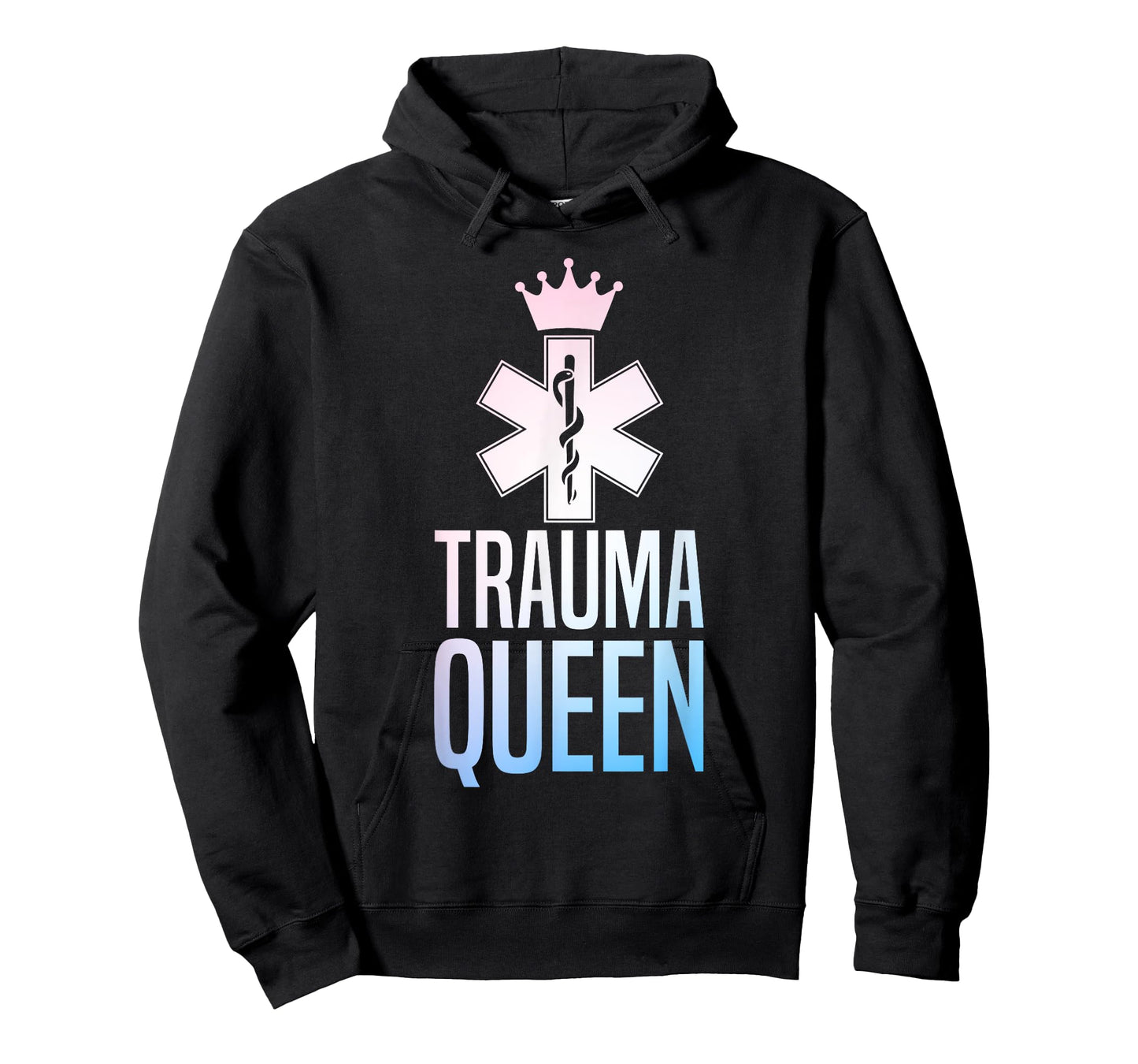 Funny Trauma Queen Art For Women Girls Youth Paramedic EMT T-Shirt