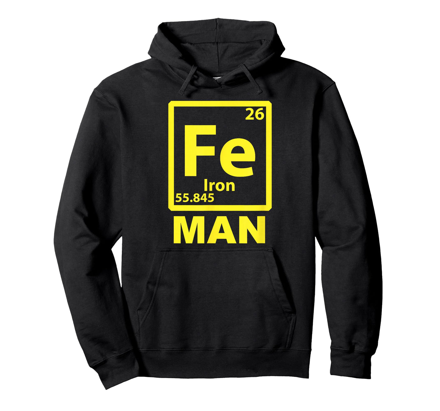 Miftees Funny Science Tees Iron (Fe) Man T-Shirt