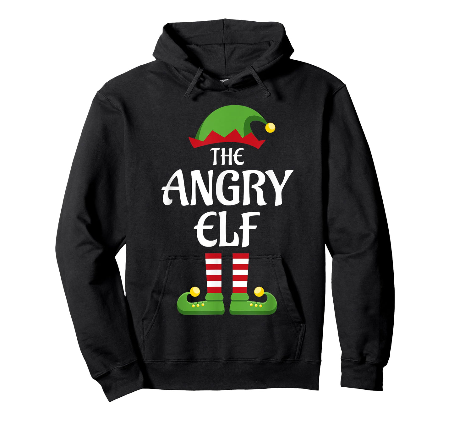 Angry Elf Family Matching Group Christmas T-Shirt