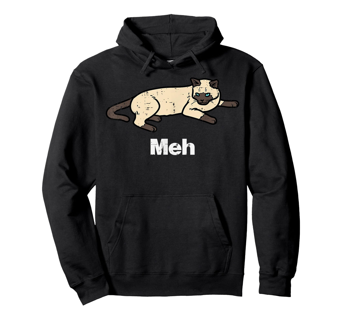 Siamese Cat Meh Funny Meow Balinese Kitty Pet Men Women Kids T-Shirt