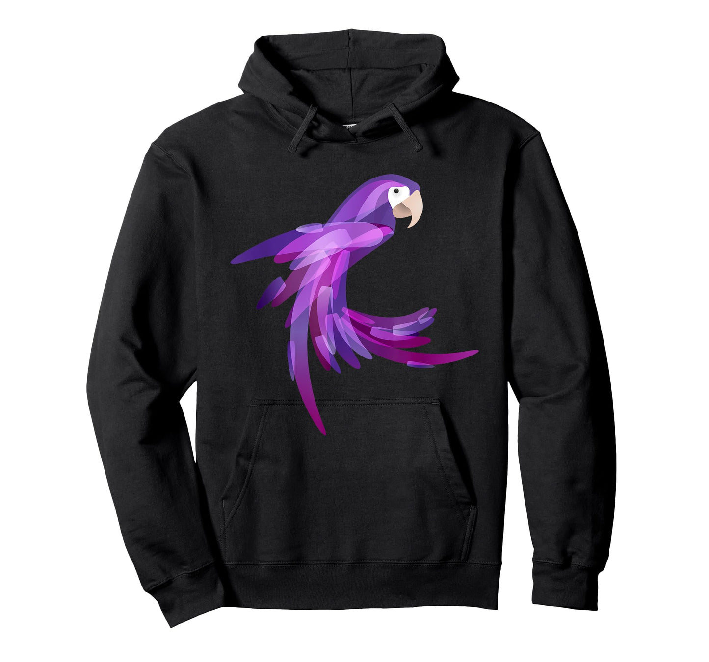 Cool Pretty Purple Parrot Art Bird Lover Gift Macaw T-Shirt