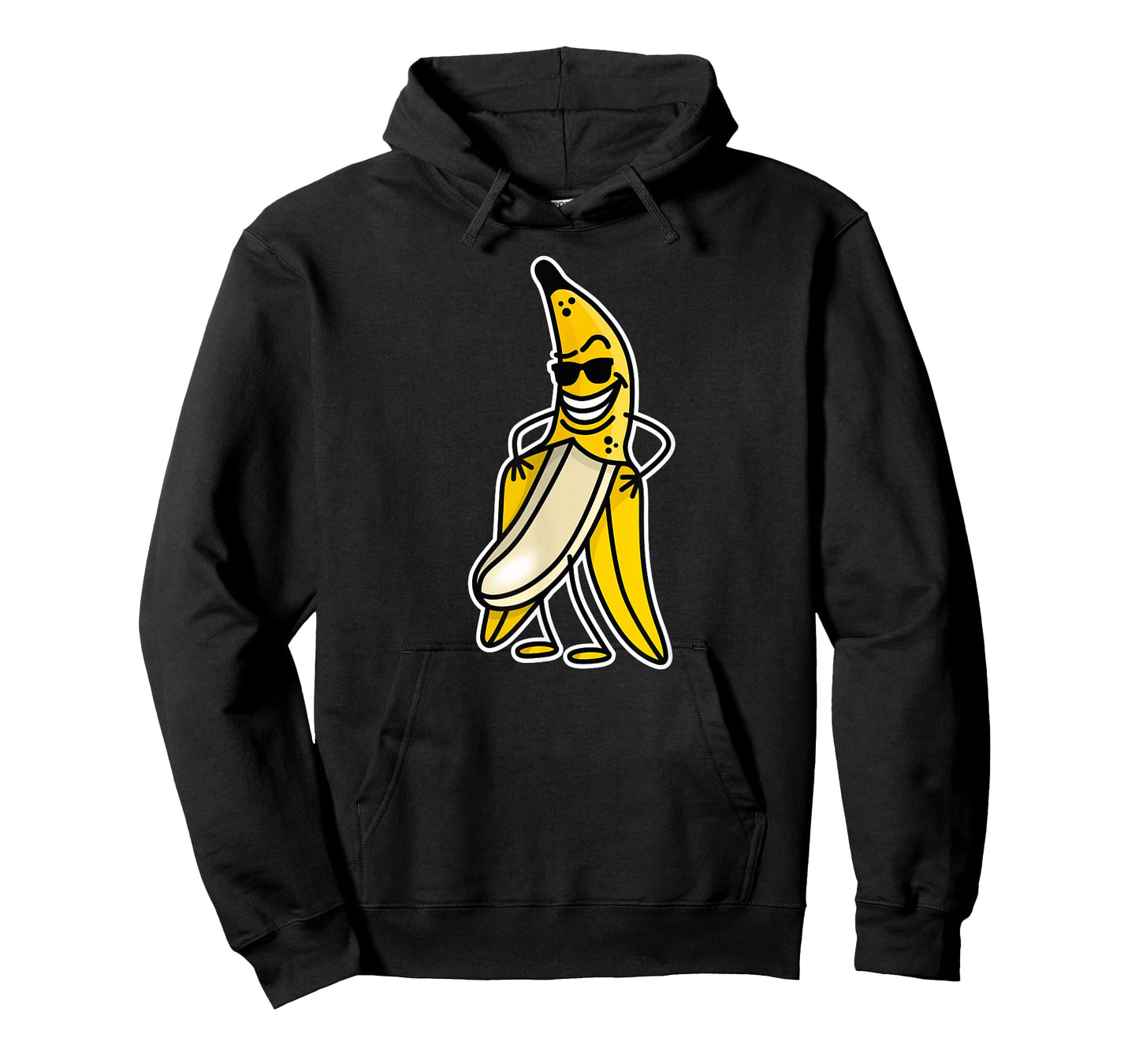Funny naked banana flashing banana stripper streaker cartoon T-Shirt