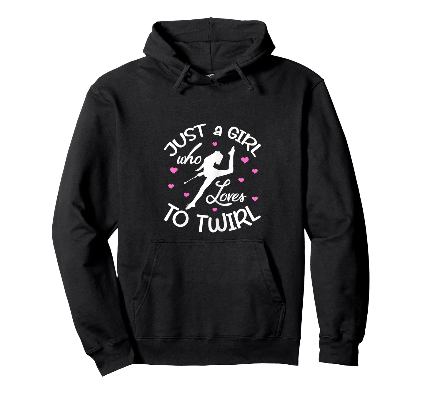 Just A Girl Who Loves To Twirl Baton Twirling Twirler T-Shirt