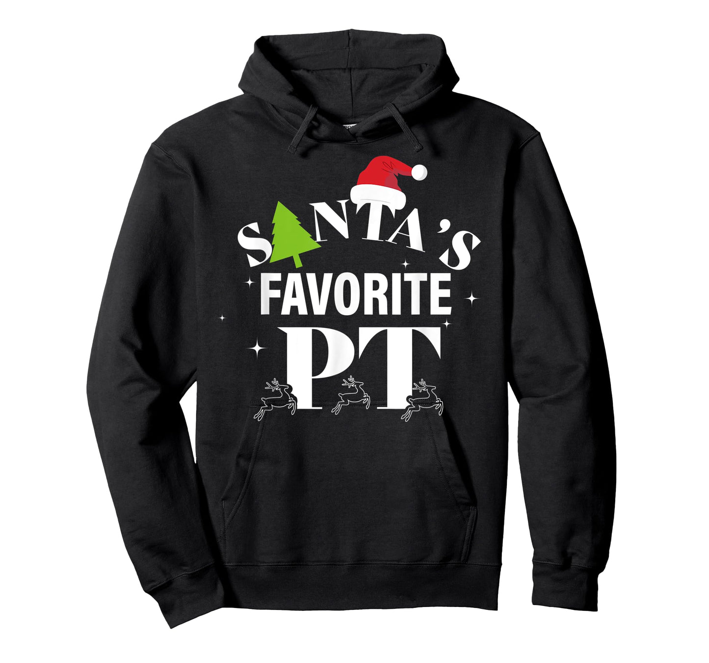 Christmas Physical Therapy Shirts, Santa's Favorite PT T-Shirt