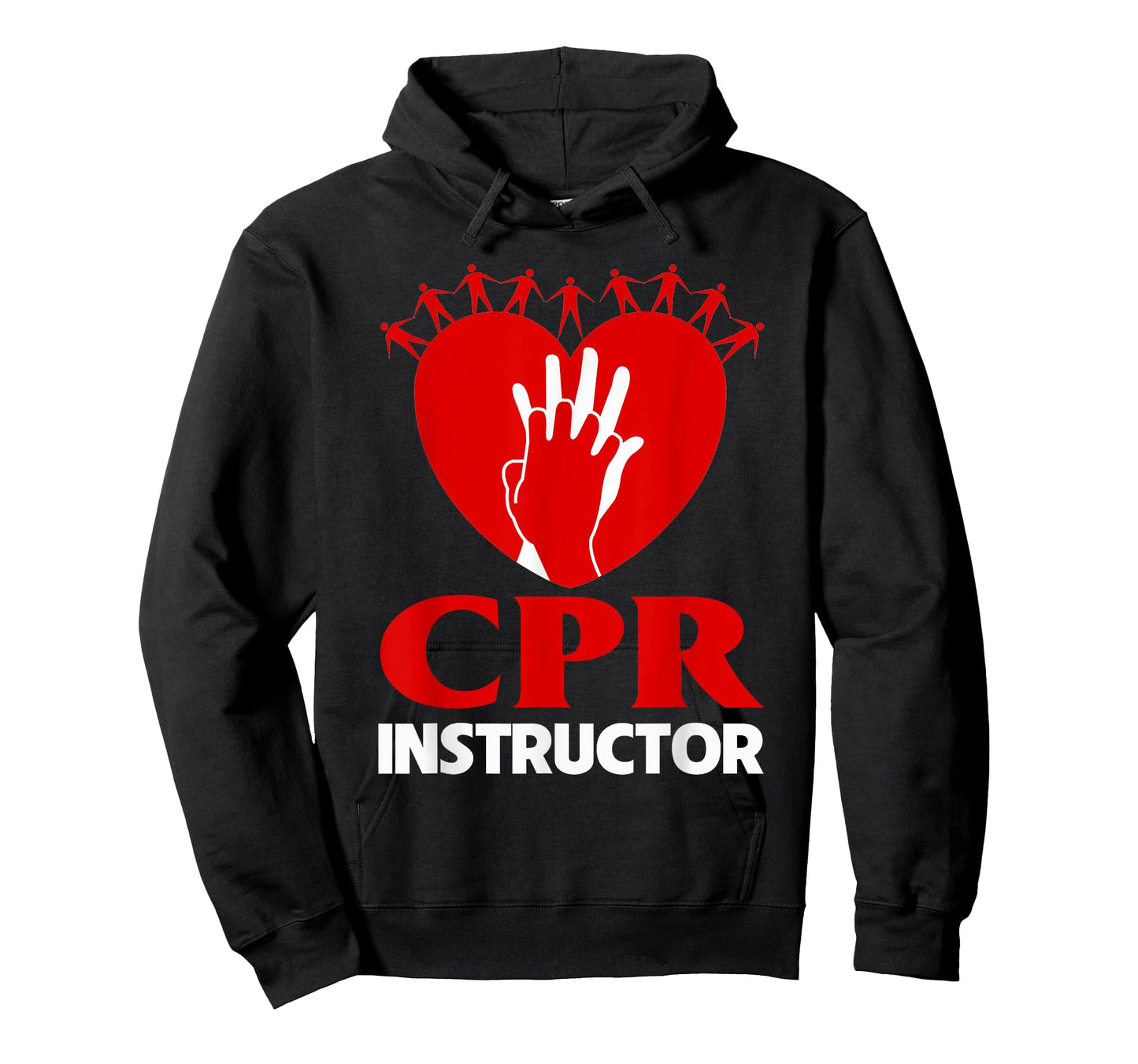 CPR Instructor Teacher First Aid Aed Trainer Red Heart Men Women T-Shirt
