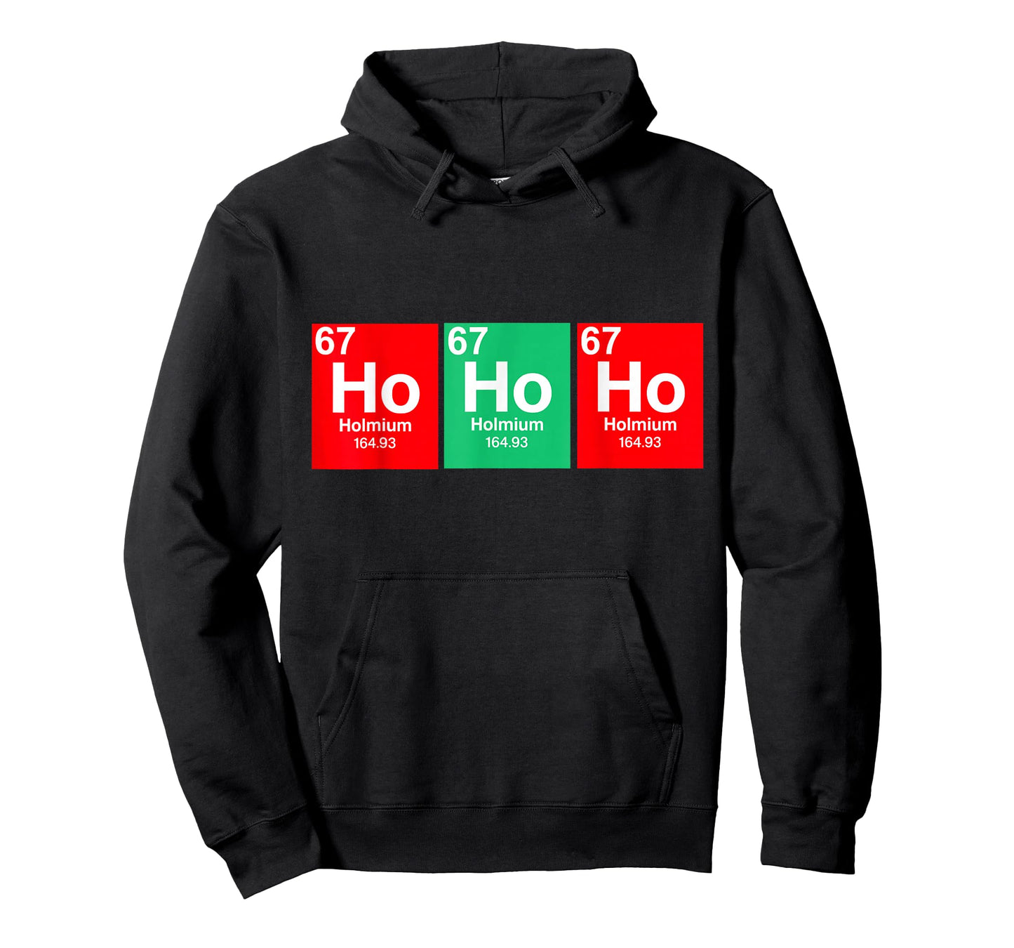 Funny Christmas Ho Ho Ho 67 Chemistry Science Periodic Table T-Shirt