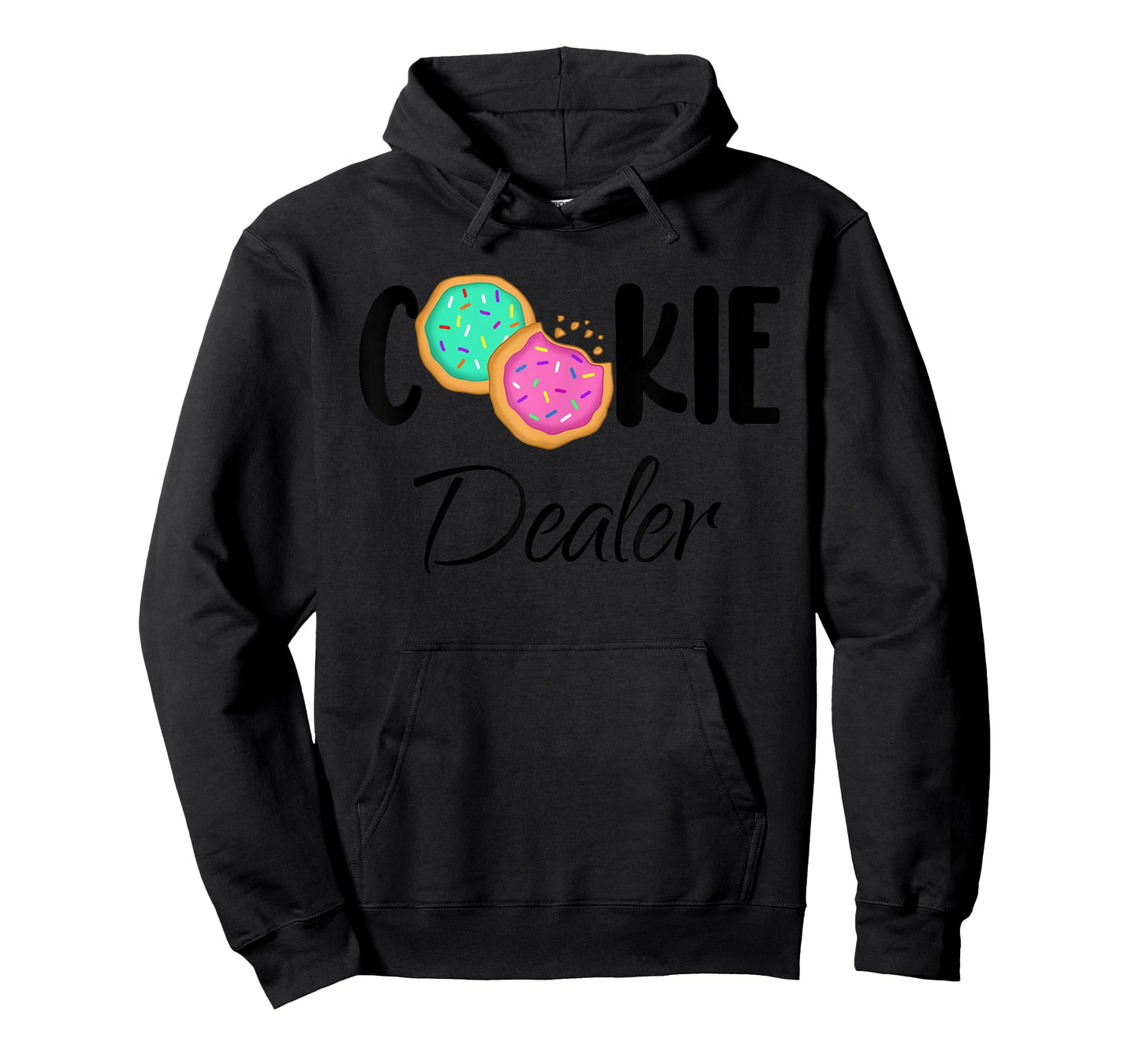 Cookie Dealer Fun Sweet Treats Cookie Baker Cookie Pink Teal T-Shirt