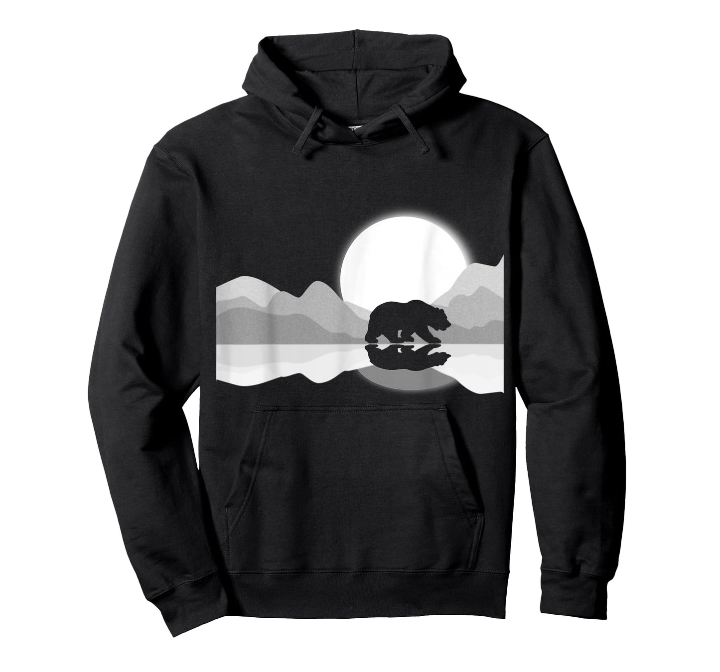 Trees Reflection Wildlife Nature Animal Bear Outdoor Forest T-Shirt