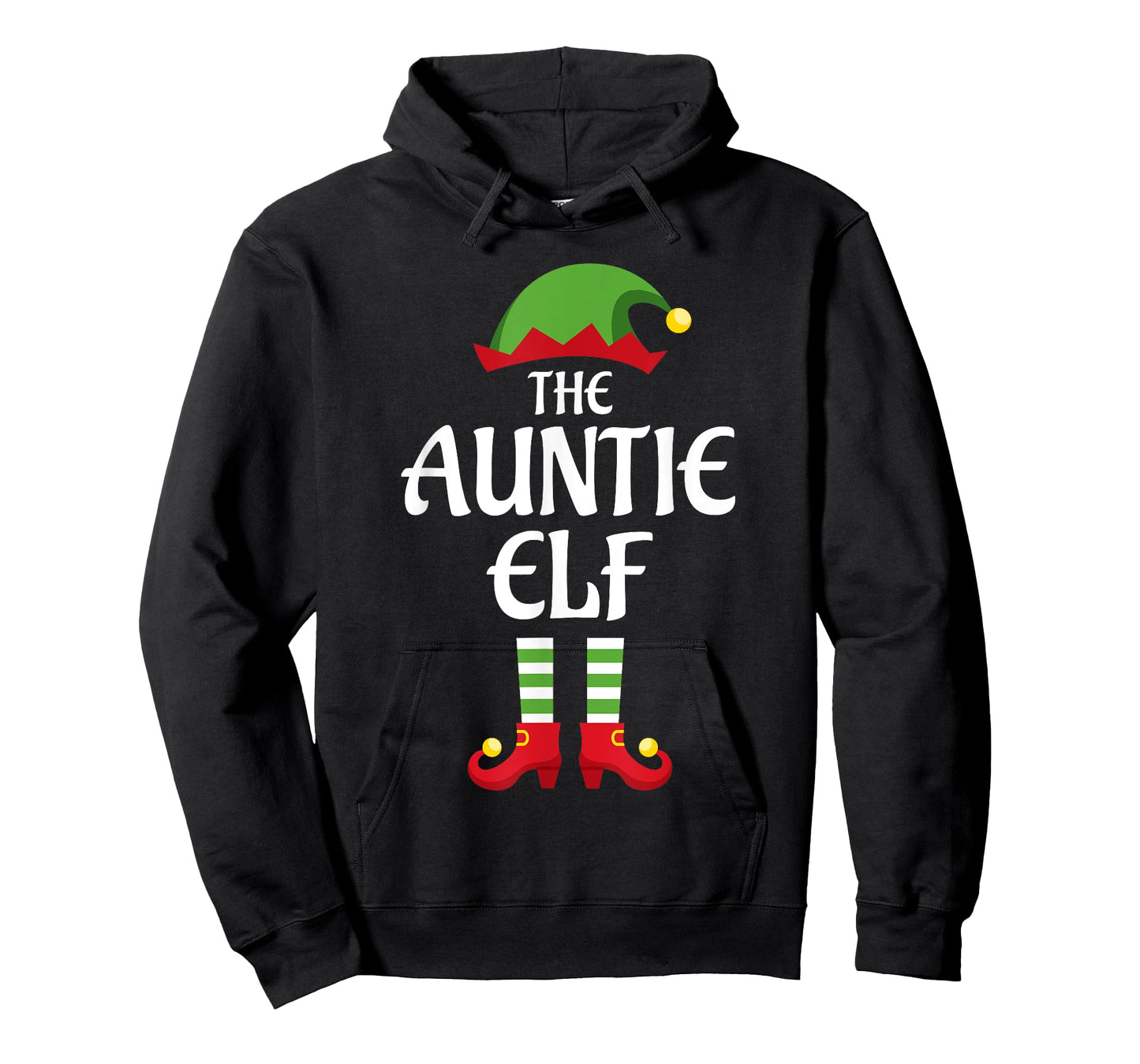 Auntie Elf Family Matching Group Christmas Aunt T-Shirt