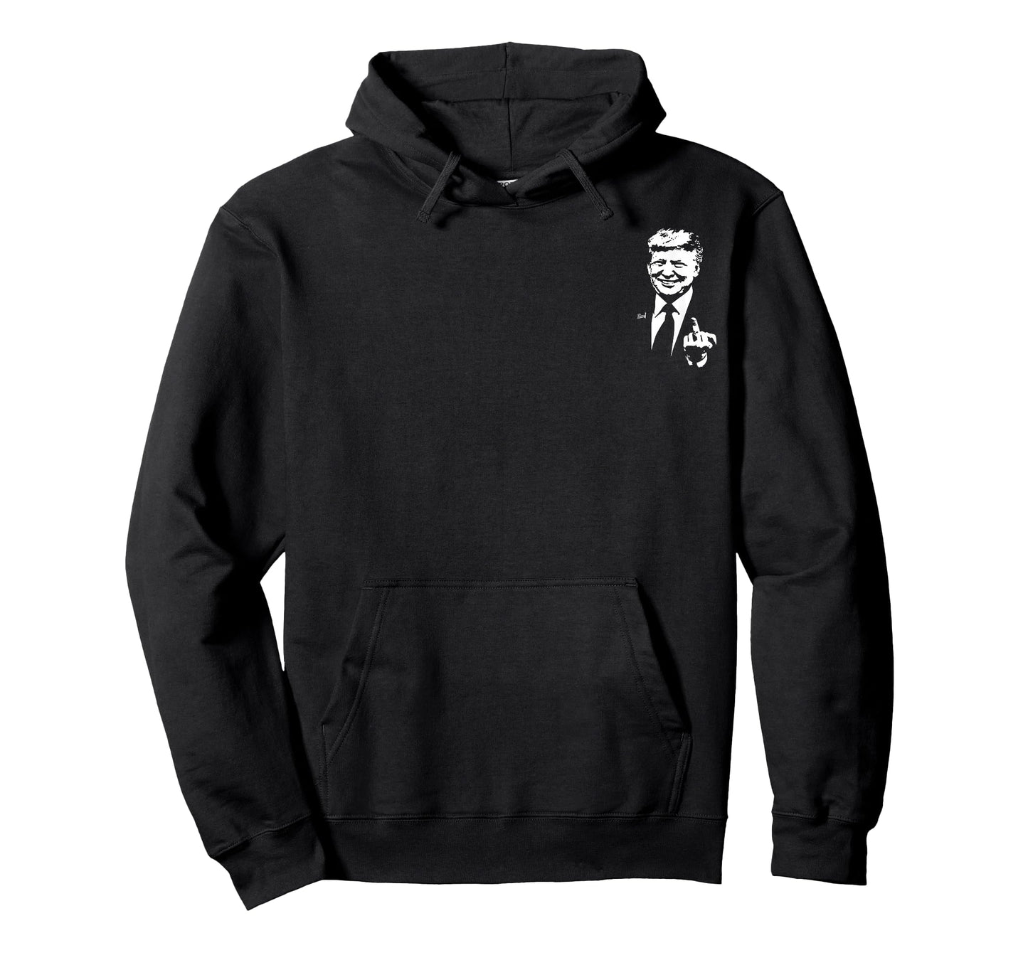 Trump Middle Finger Funny Trump 2024 Pocket T-Shirt