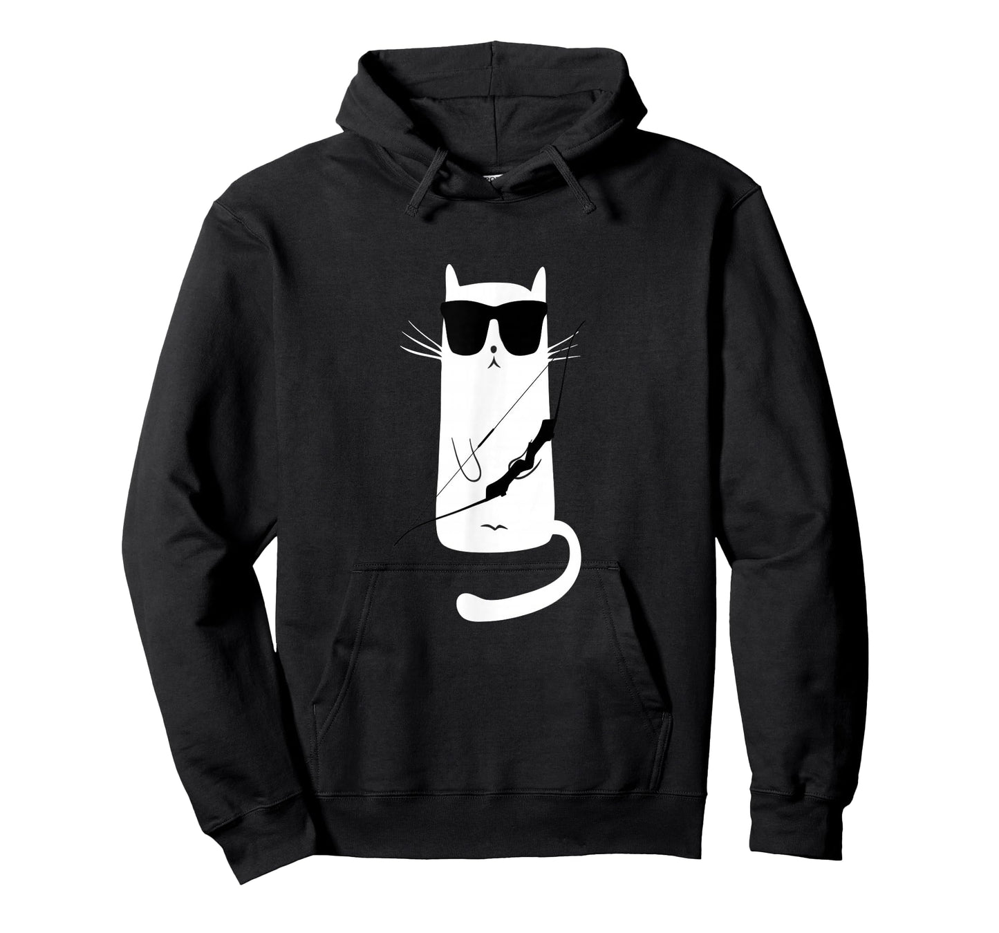 Funny Cat Wearing Sunglasses Archery T-Shirt