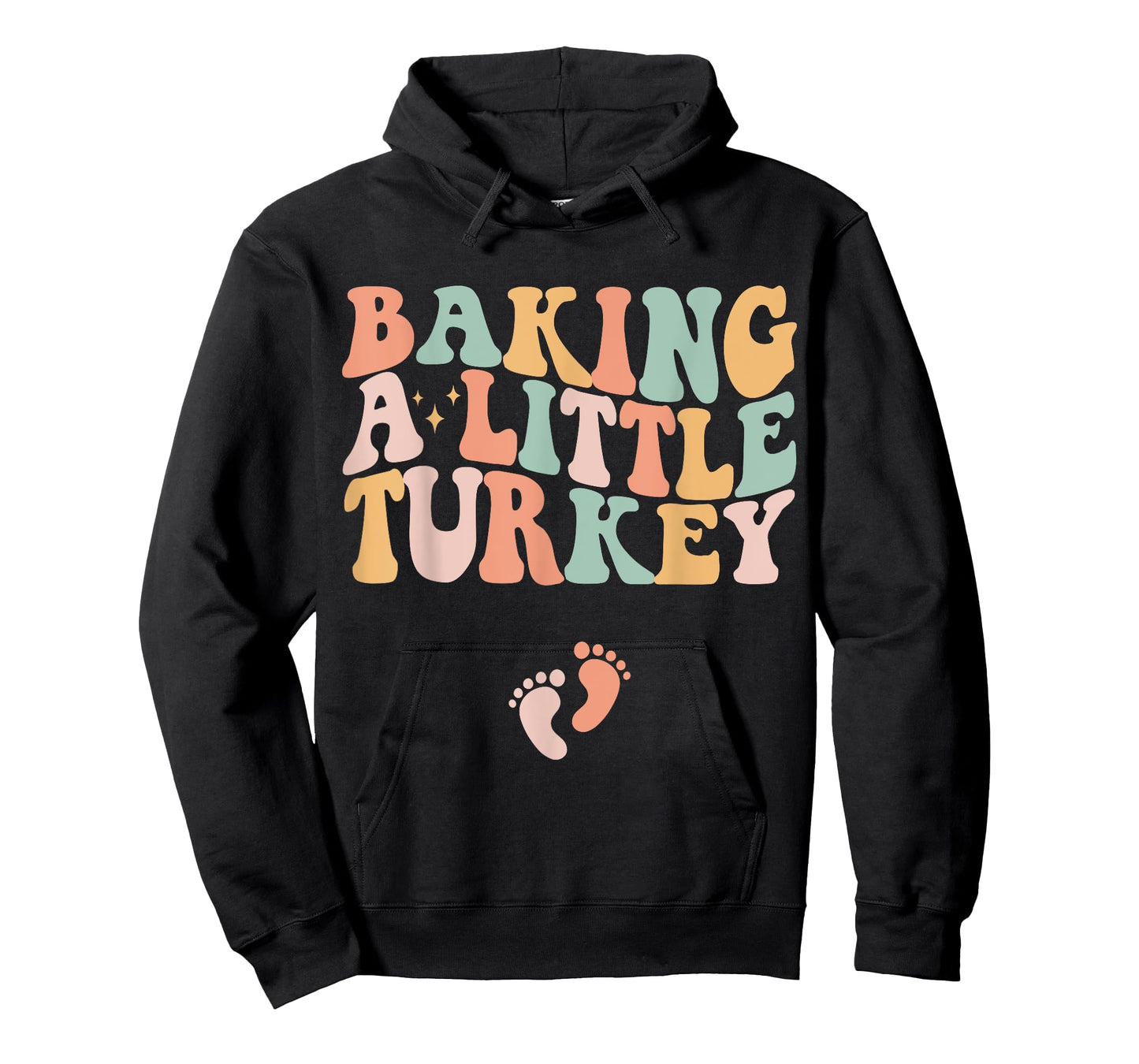 Baking A Little Turkey Thanksgiving Pregnancy Announcement T-Shirt