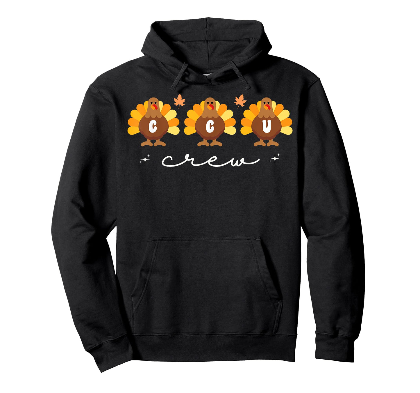 Cute Turkeys CCU Crew Nurse Critical Care Unit Thanksgiving T-Shirt