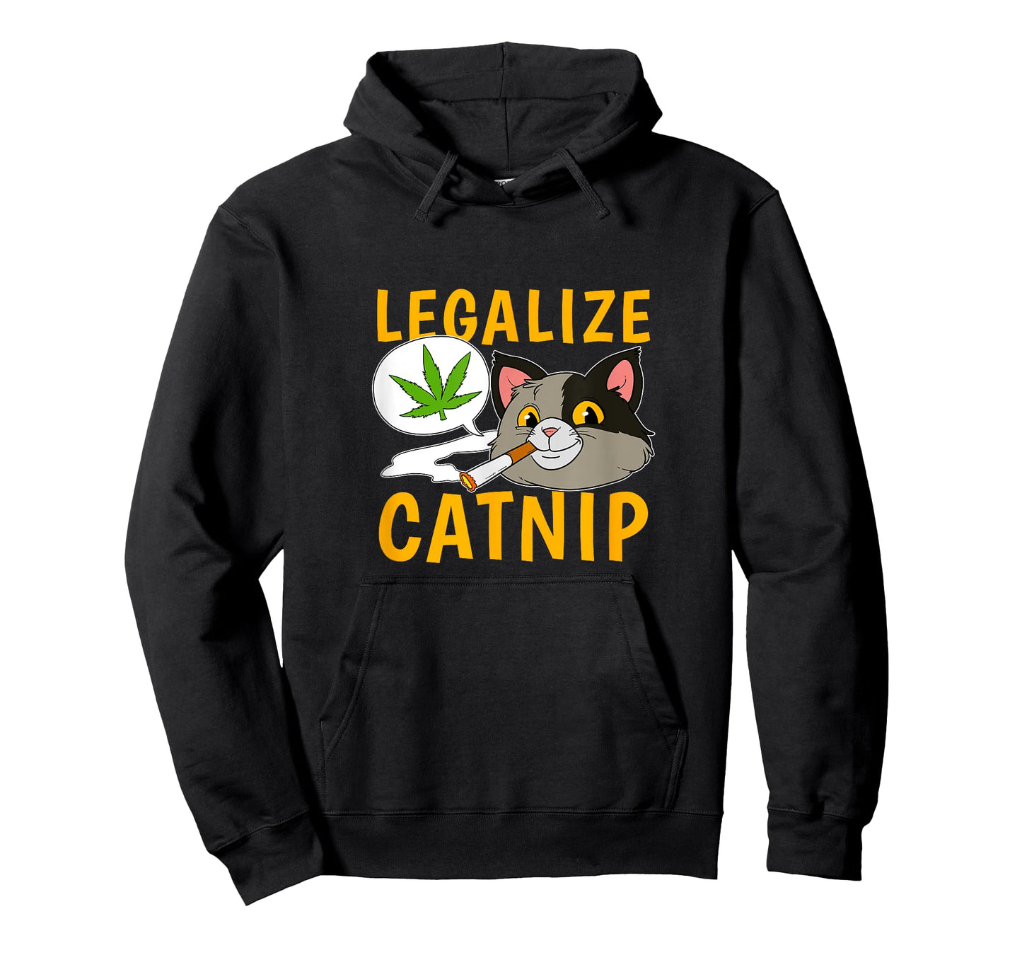 Legalize Catnip Joint Cannabis Cat Smoking Weed Kitten Men Women T-Shirt