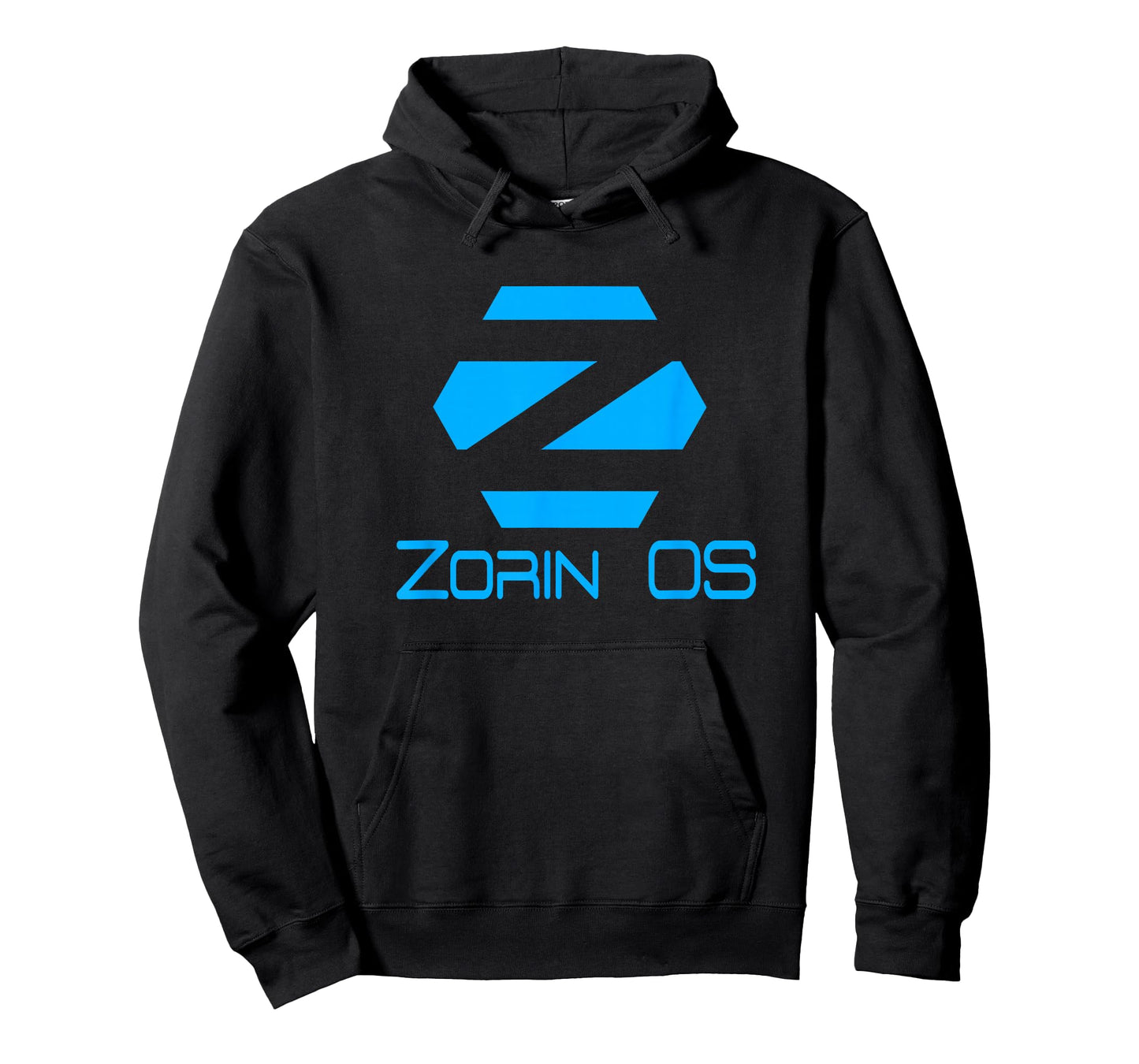 Linux Zorin OS tee with Blue Tagline and Logo Open Source Os T-Shirt