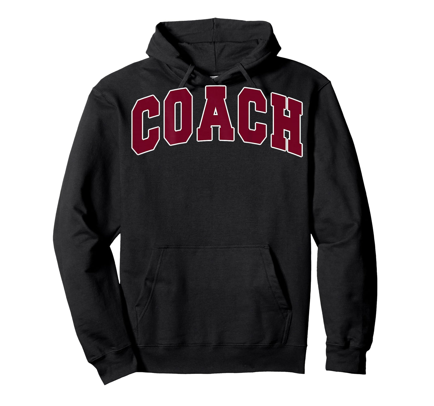 Coach Sports Trainer Vintage Varsity Team Red on The Back T-Shirt