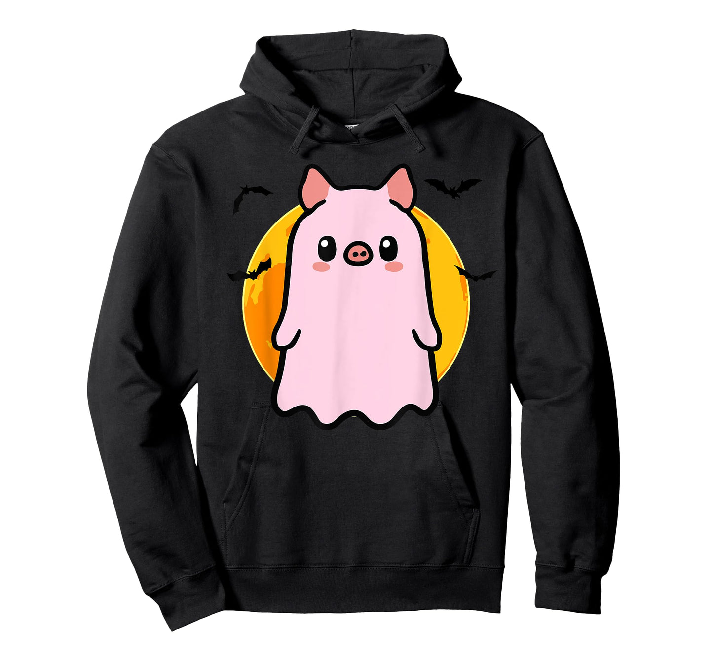 Cute Pig Ghost Kawaii Halloween T-Shirt