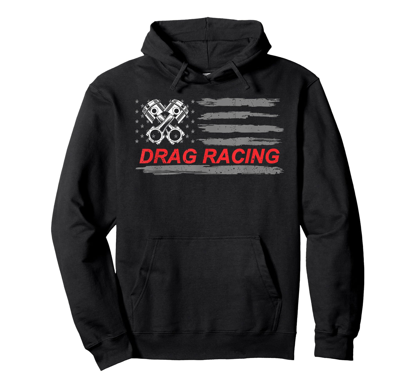 American Flag Drag Racing Car Lover Gift Idea MM T-Shirt for Women Girls Kids Men