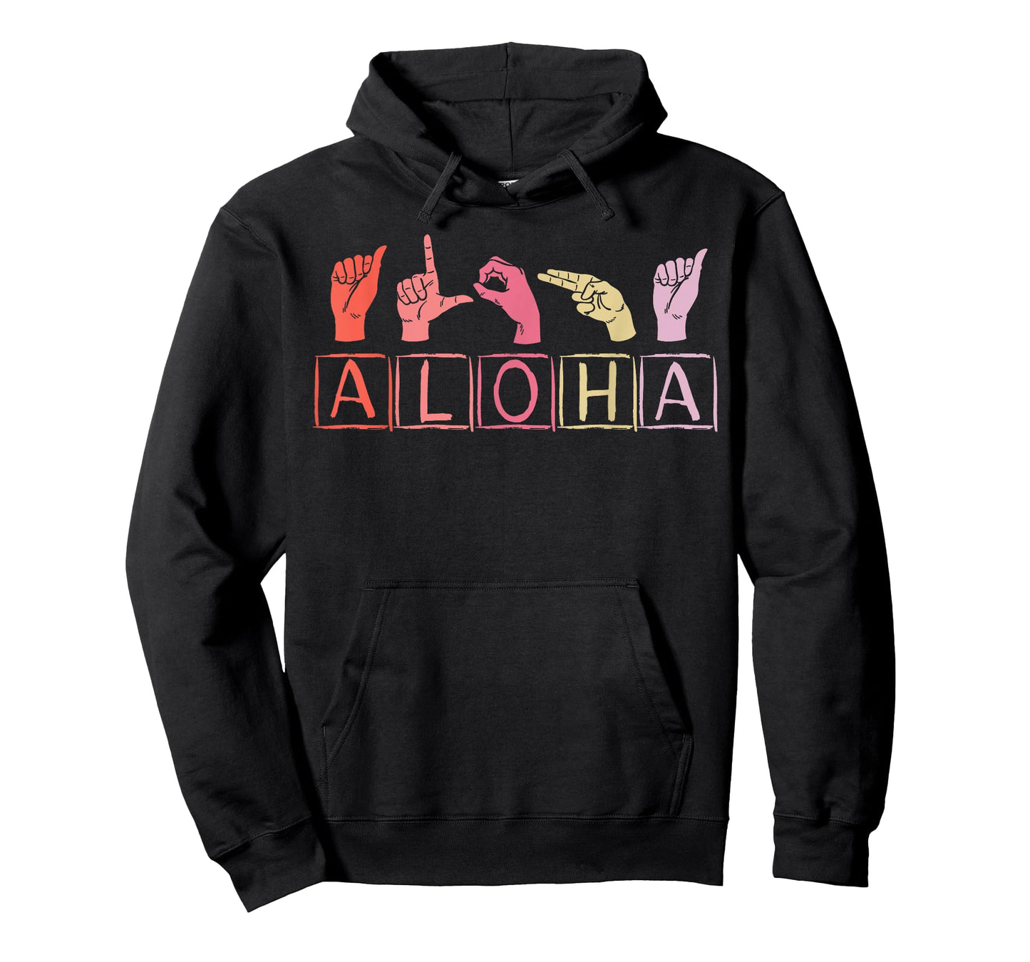 Aloha Hand Sign Language American ASL Teacher Hawaiian Men Women T-Shirt