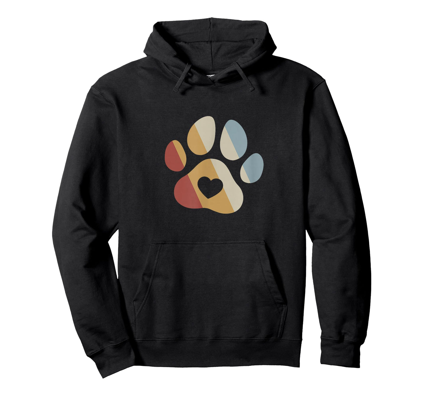 Dog Paw Retro Style Vintage T-Shirt