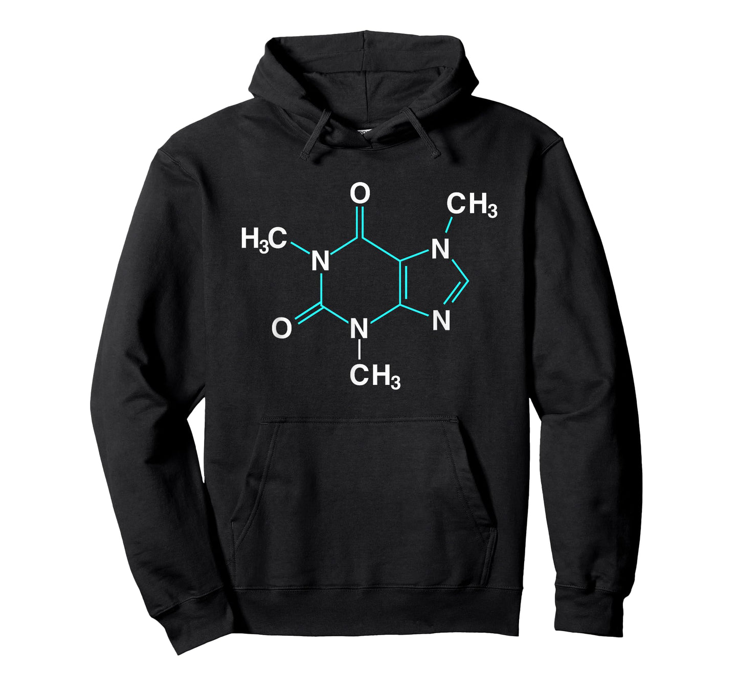 Caffeine Molecule - Funny Coffee Chemistry T-Shirt