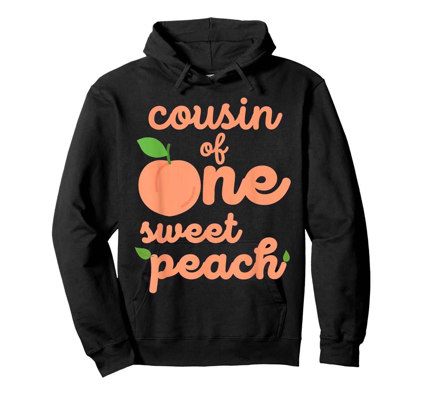Cousin First Birthday One Sweet Peach Bday Family Matching T-Shirt