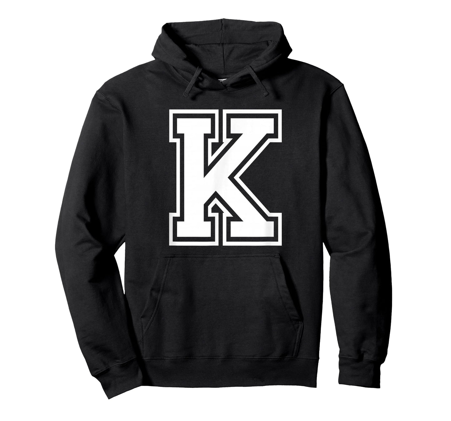 Letter K Name Initial Varsity Alphabet Monogram T-Shirt
