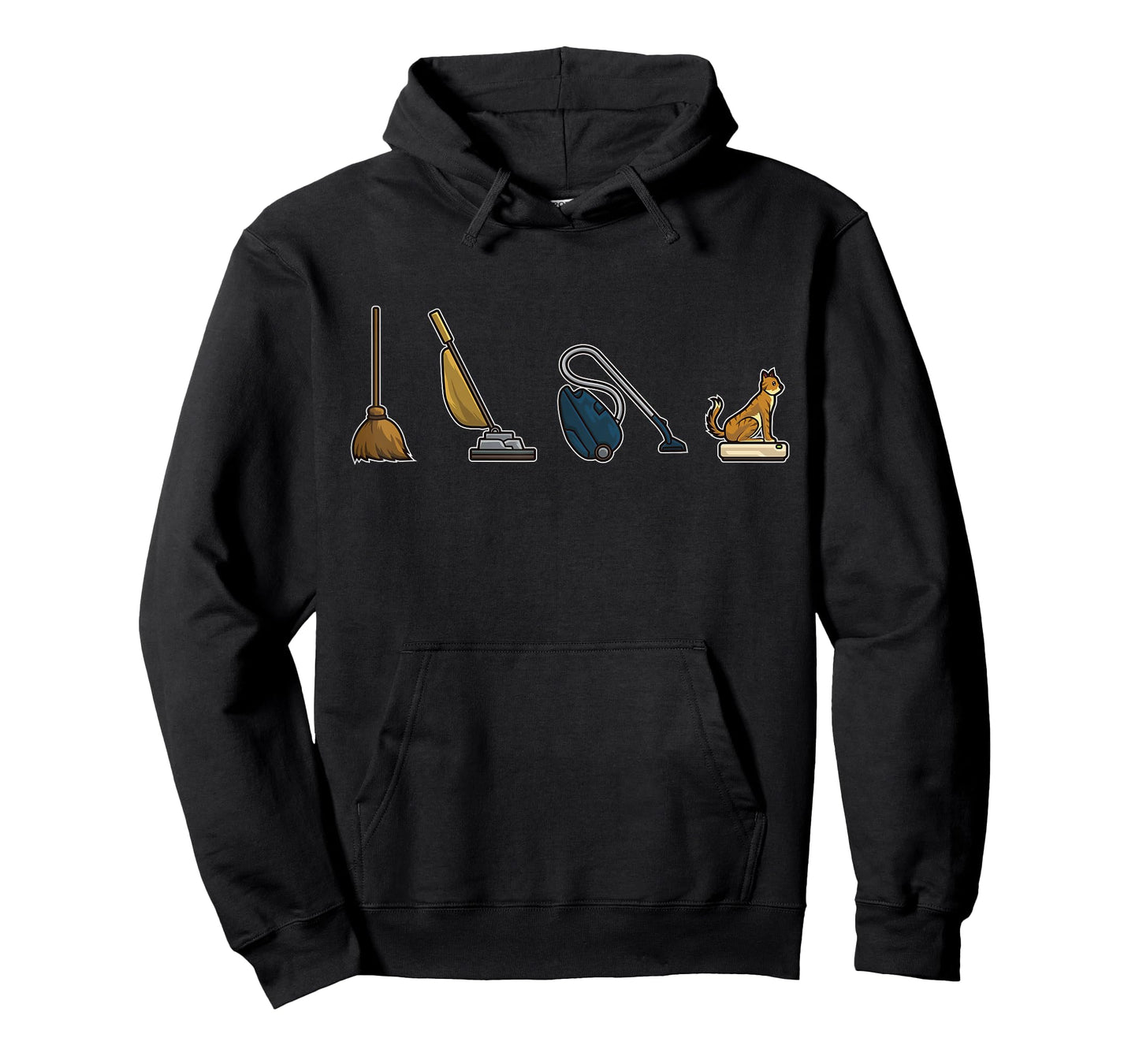 Evolution of Vacuum Cleaners Funny Cat Robot Vacuum Cleaner T-Shirt for Men Women Girls Kids