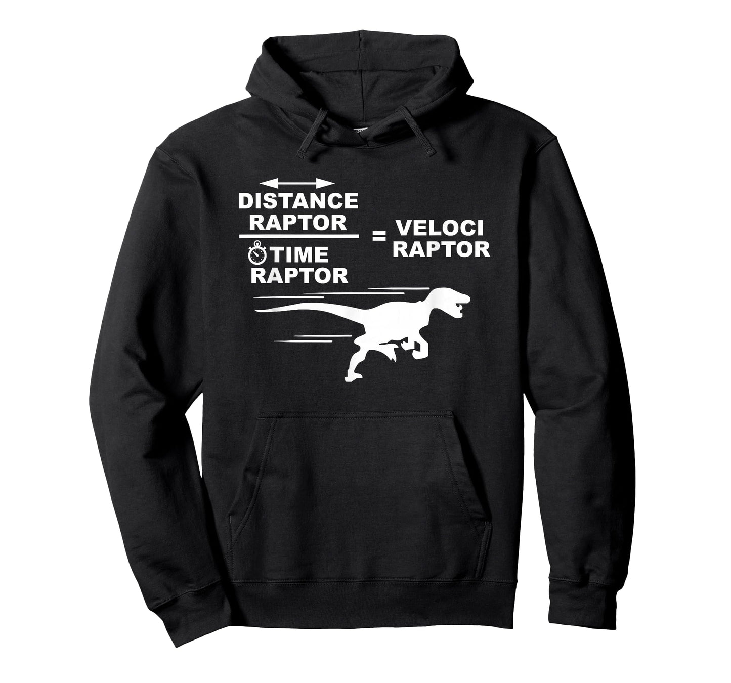 Distance raptor over time raptor = velociraptor t-shirt T-Shirt