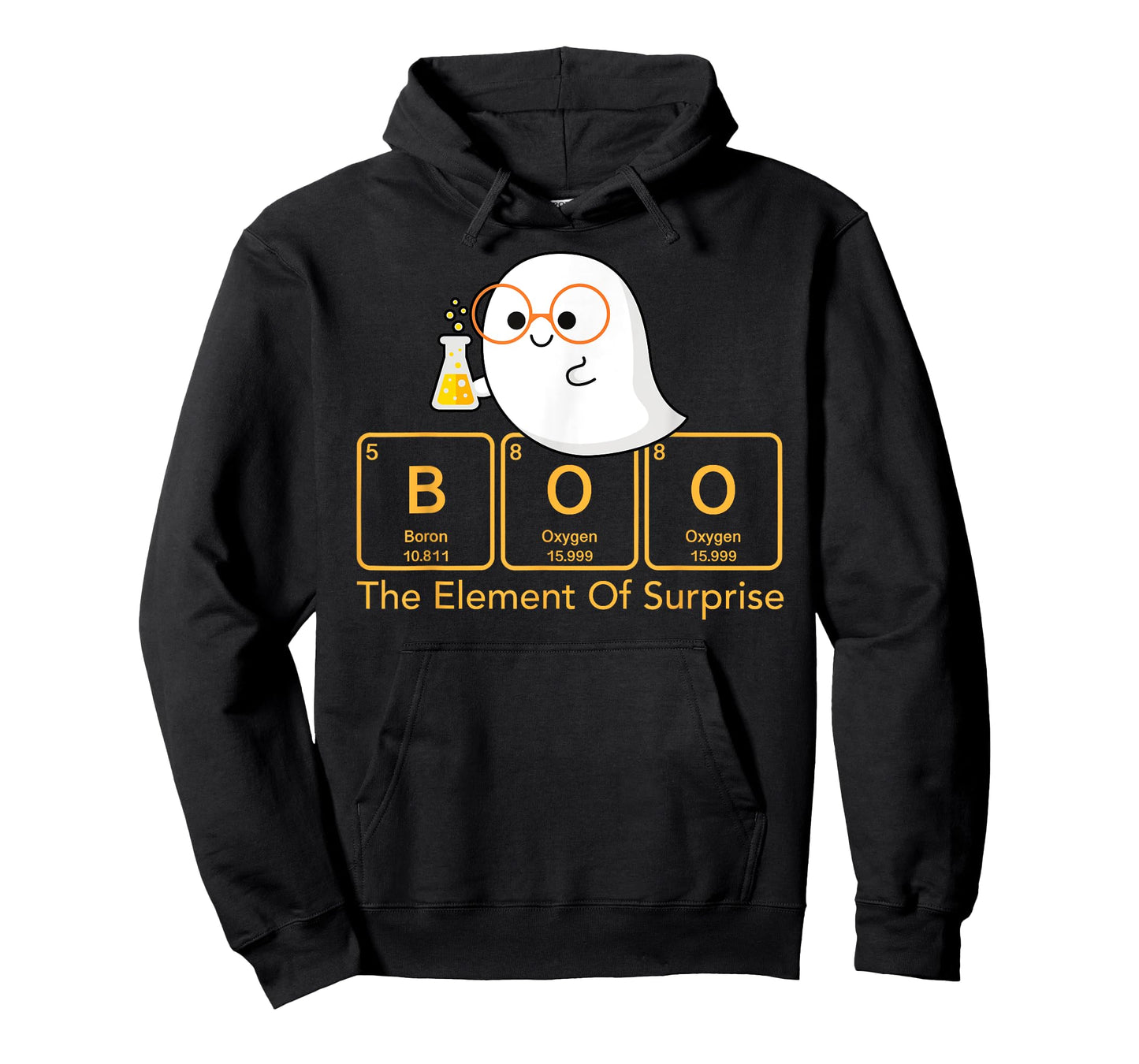 Chemistry Boo The Element of Surprise Cute Chemist Halloween T-Shirt