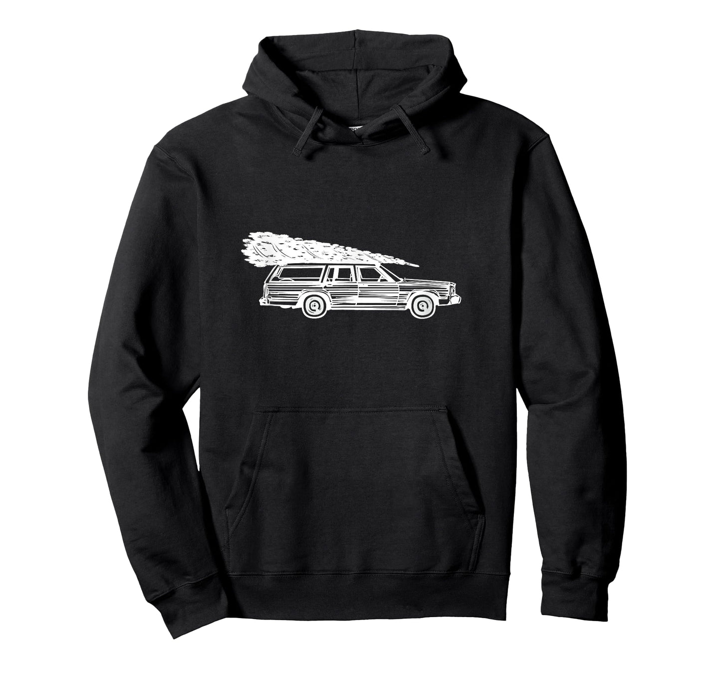 Fun Christmas Tree on Car Gift Design for Men, Women, Kids T-Shirt