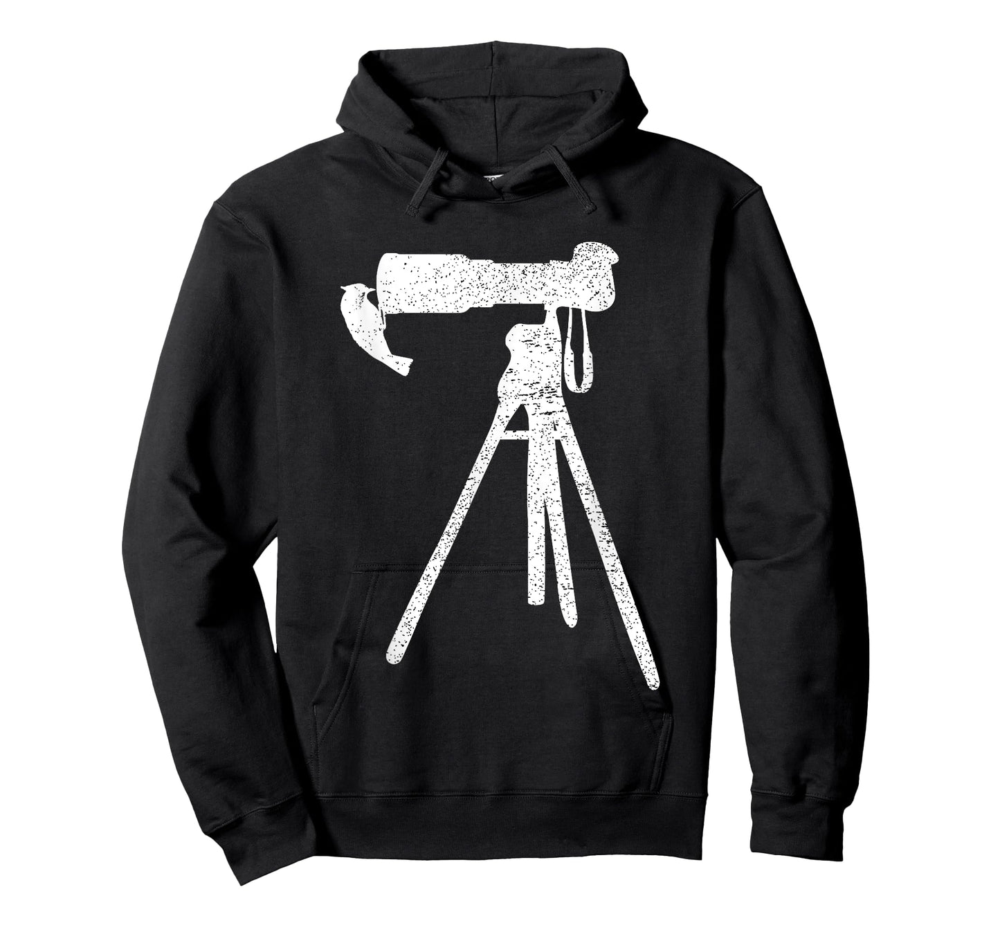 Retro Vintage Distressed Bird Photographer Wildlife Print T-Shirt