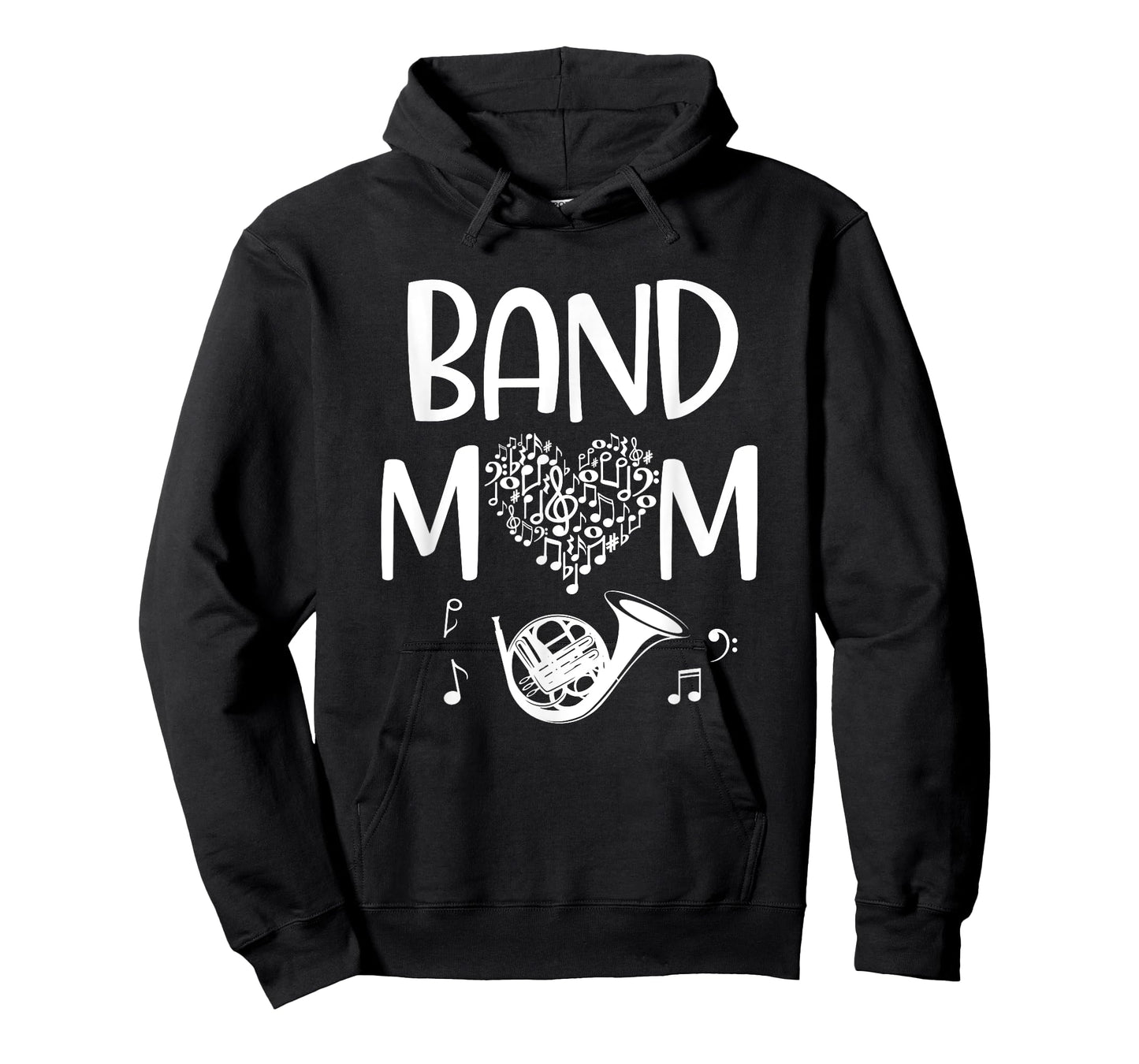 Proud Band Mom French Horn Player Son Daughter Performance T-Shirt
