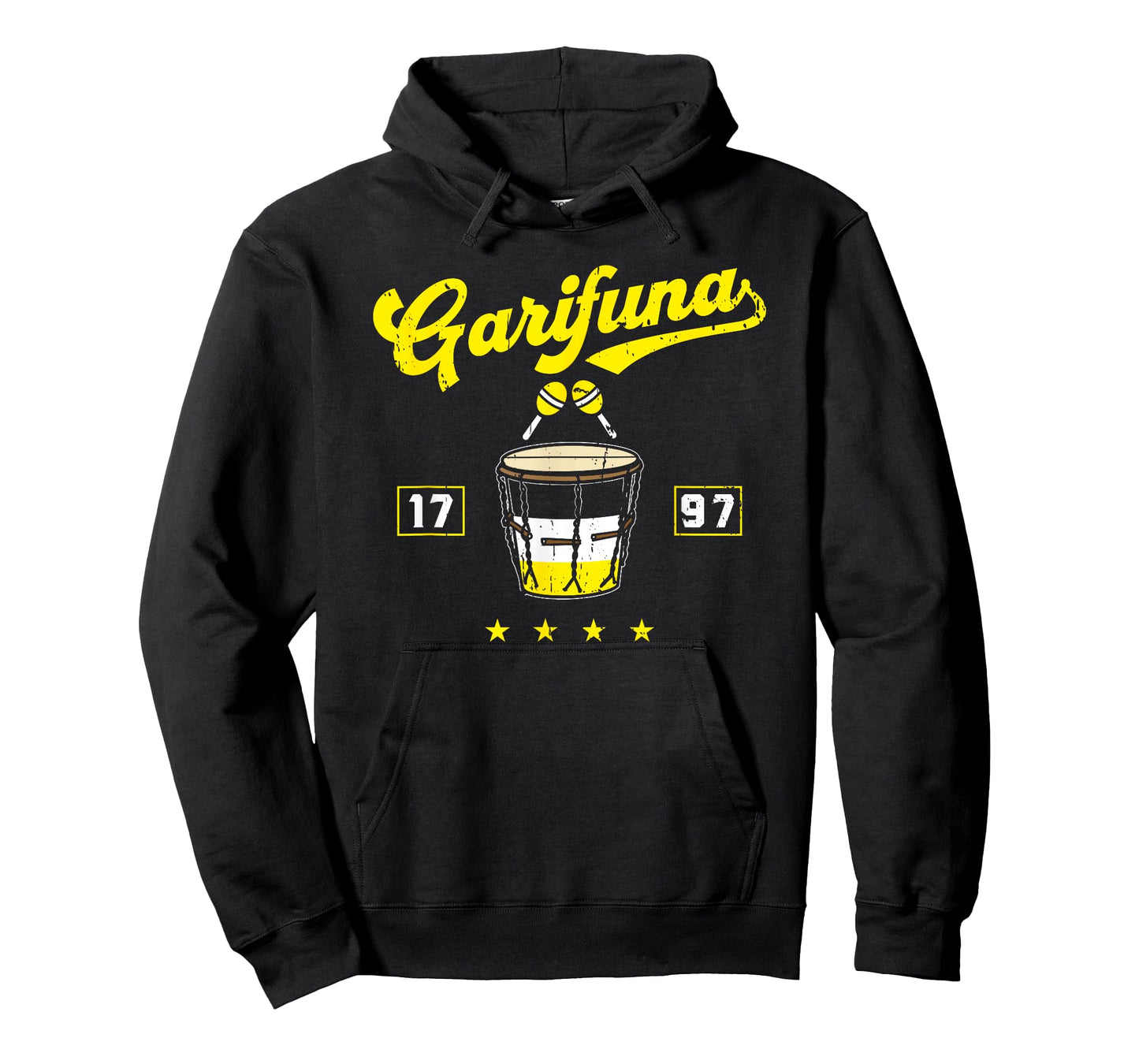 Garifuna 1797 Garinagu Honduras Punta Paranda Music Drums T-Shirt