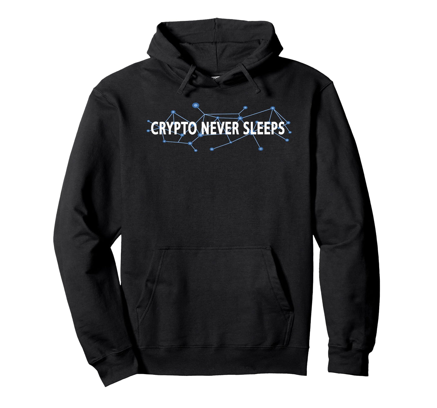 Crypto Never Sleeps Cryptocurrency Blockchain Trader Gift T-Shirt