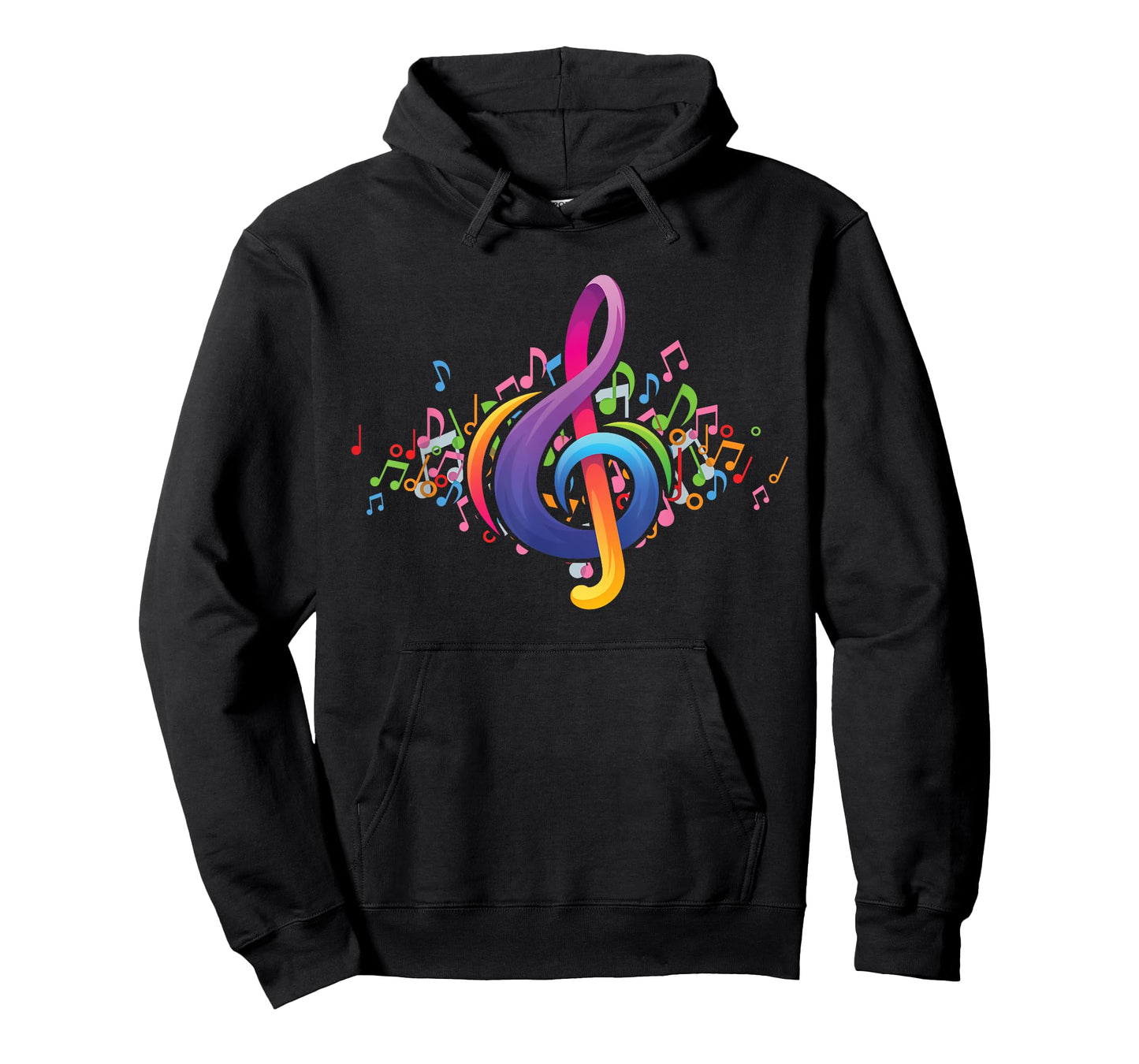 Colorful Music Treble Clef T-Shirt