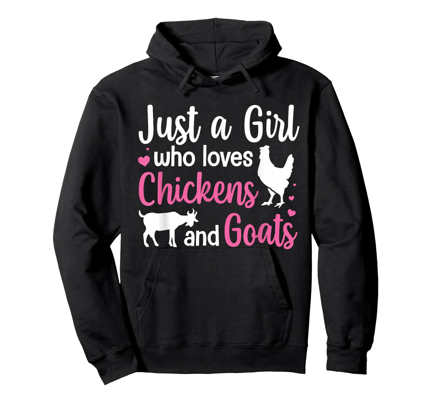 Cool Chicken Goat Design For Women Girls Pygmy Goat Lover T-Shirt