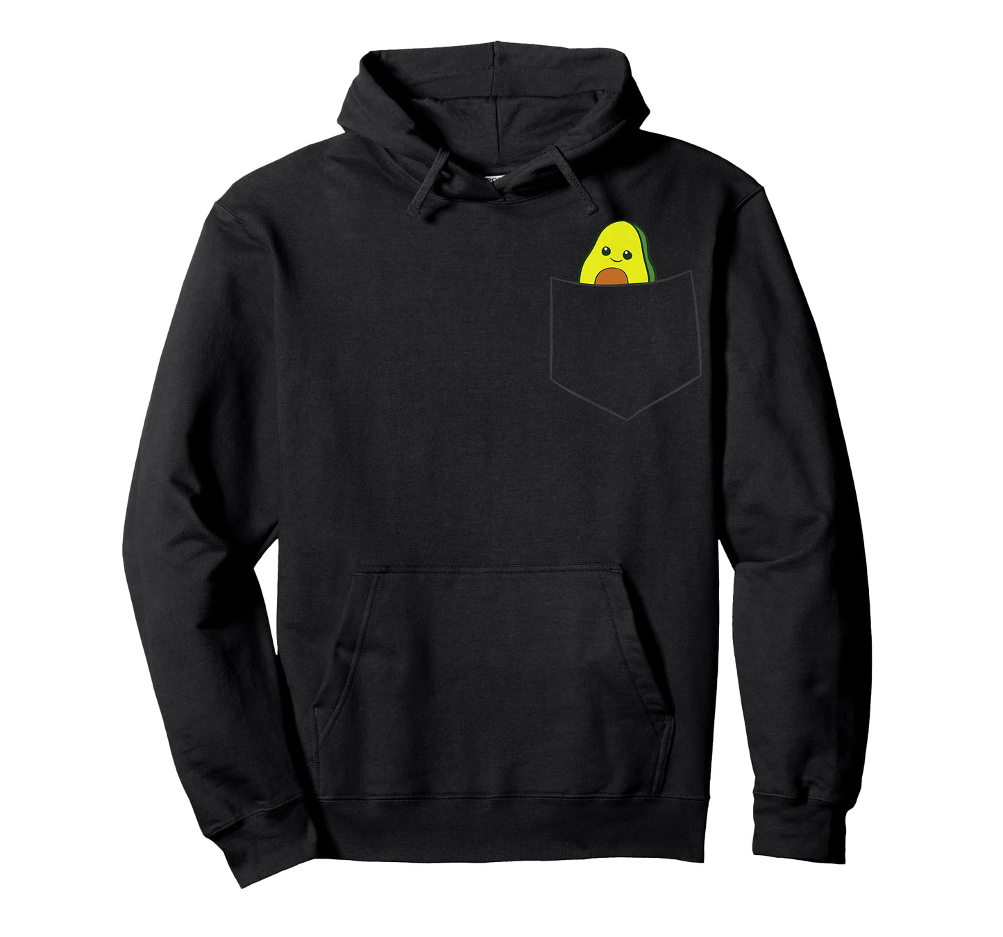 Cute Avocado In The Pocket Vegan Food Avocado In Pocket T-Shirt